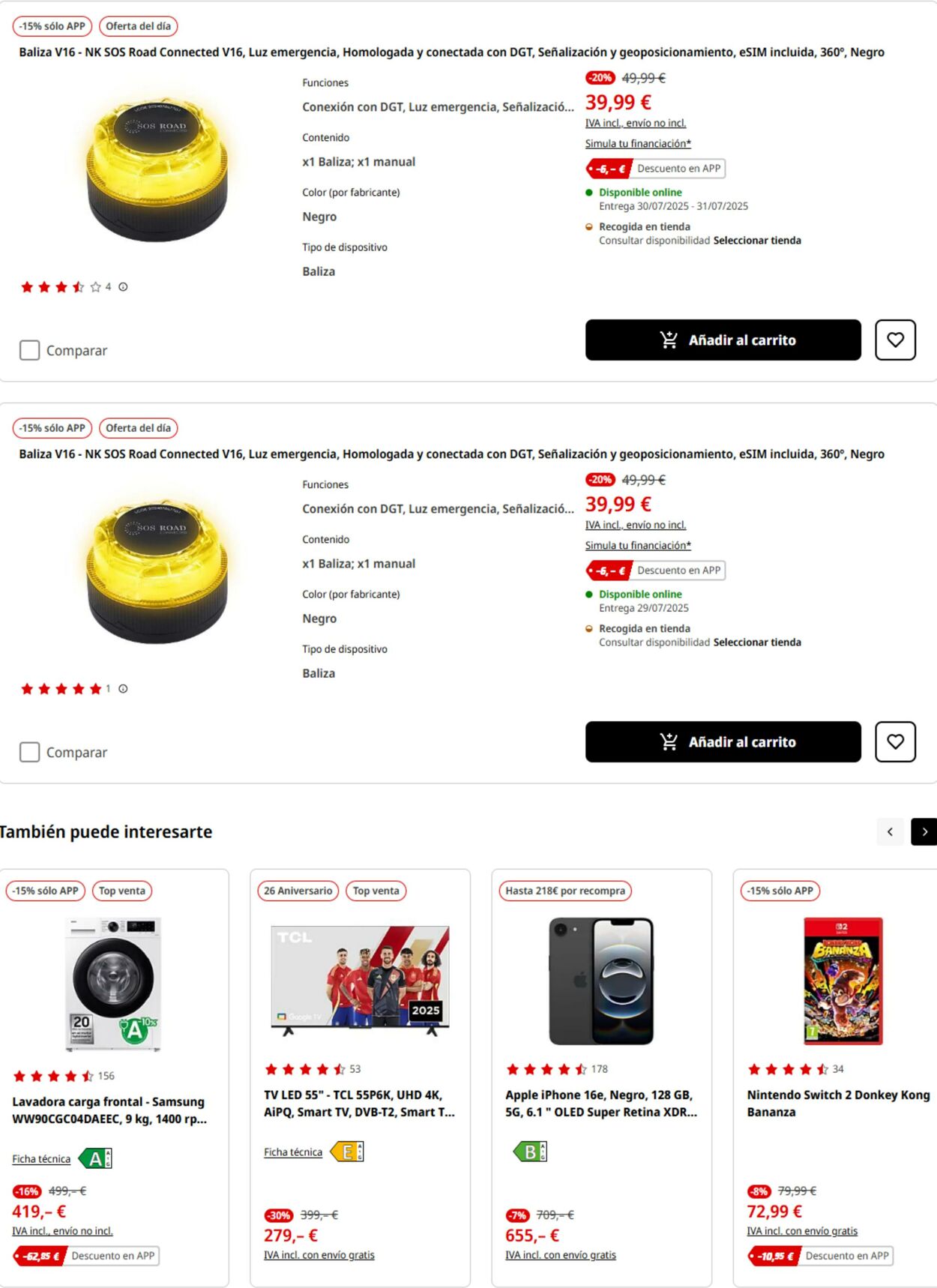 Folleto Media Markt 28.07.2025 - 10.08.2025