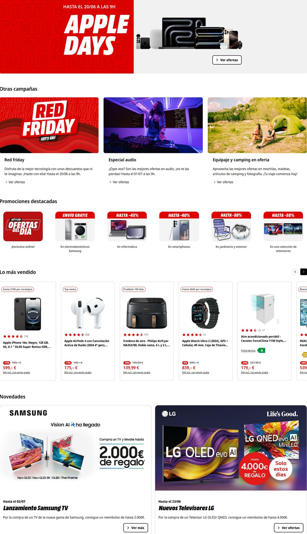 Folleto Media Markt 17.06.2025 - 20.06.2025