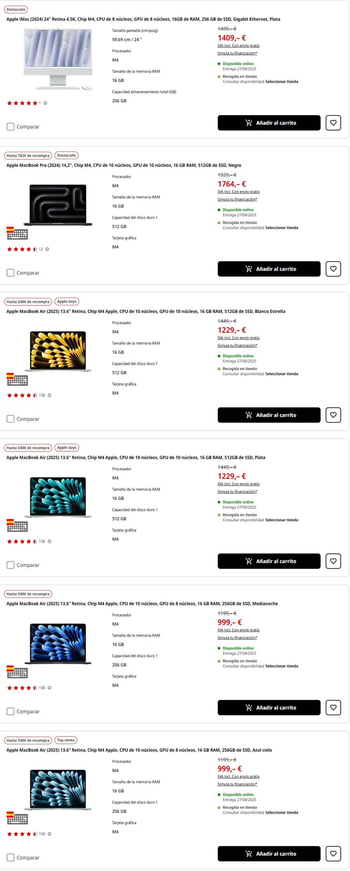 Folleto Media Markt 25.08.2025 - 01.09.2025