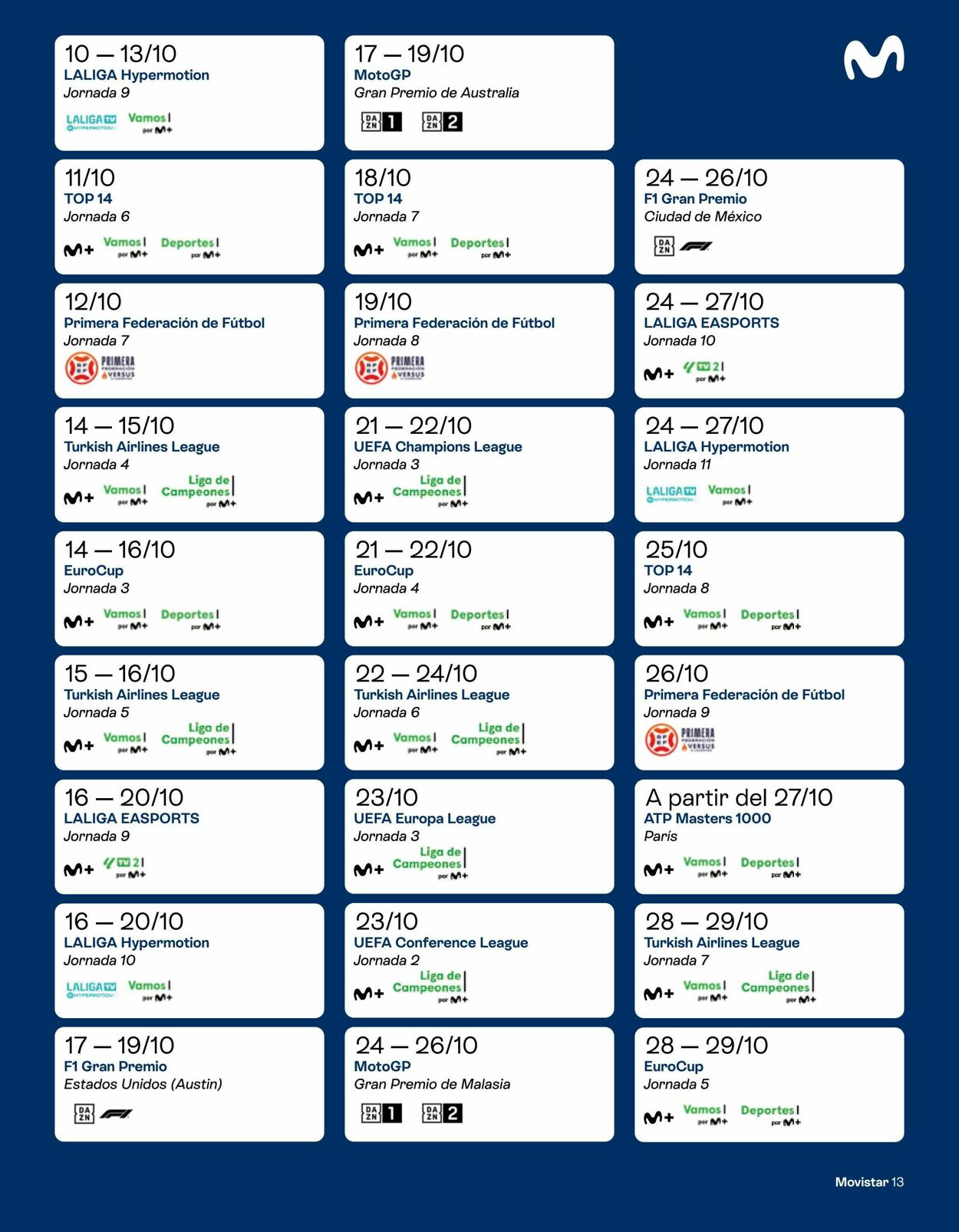Folleto Movistar 07.10.2025 - 31.10.2025