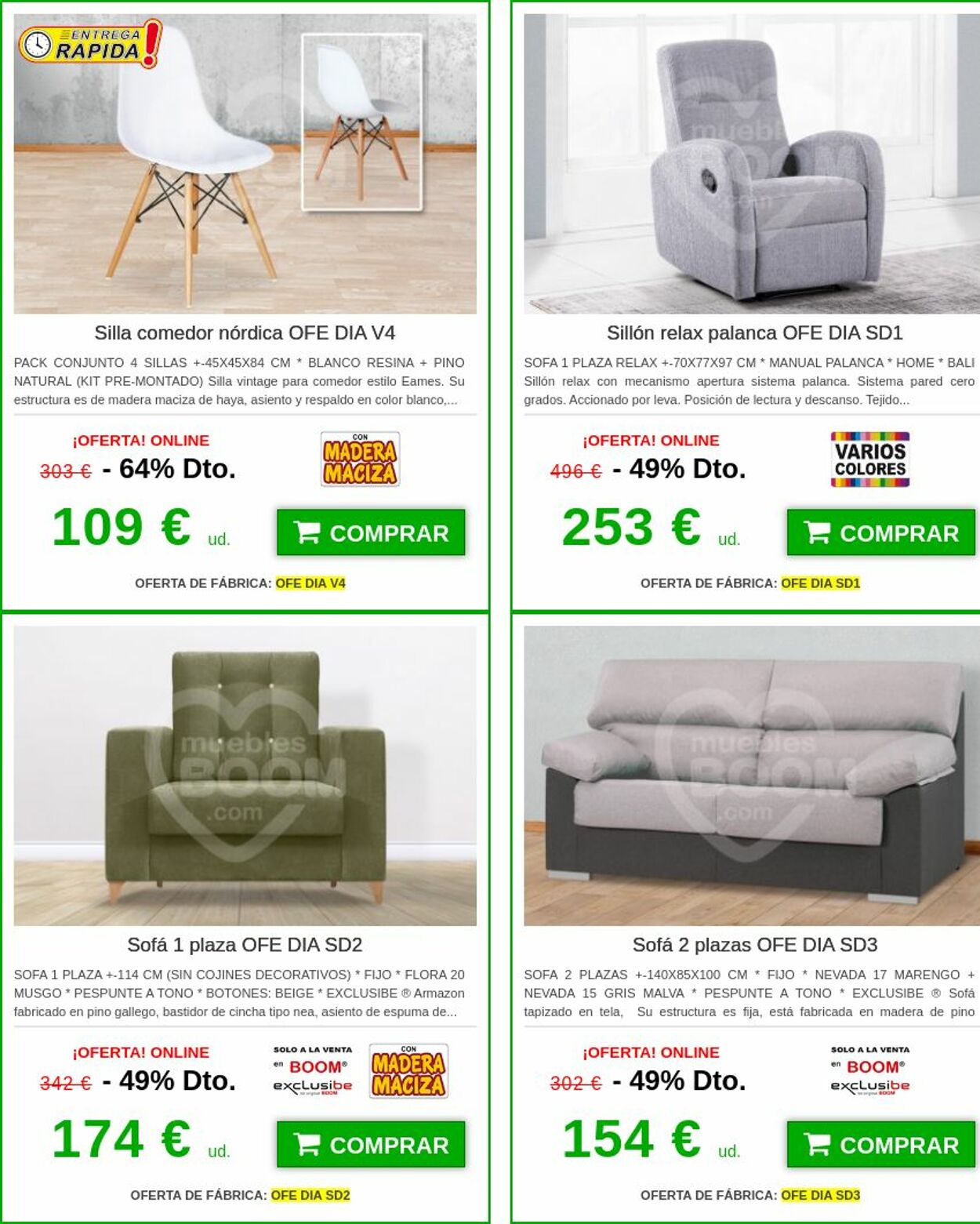 Folleto Muebles boom 08.09.2022 - 22.09.2022