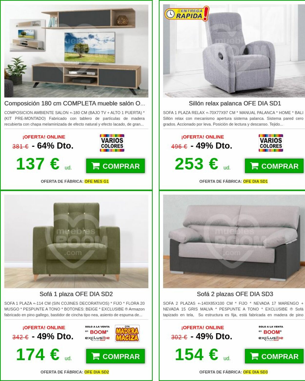 Folleto Muebles boom 19.09.2022 - 03.10.2022