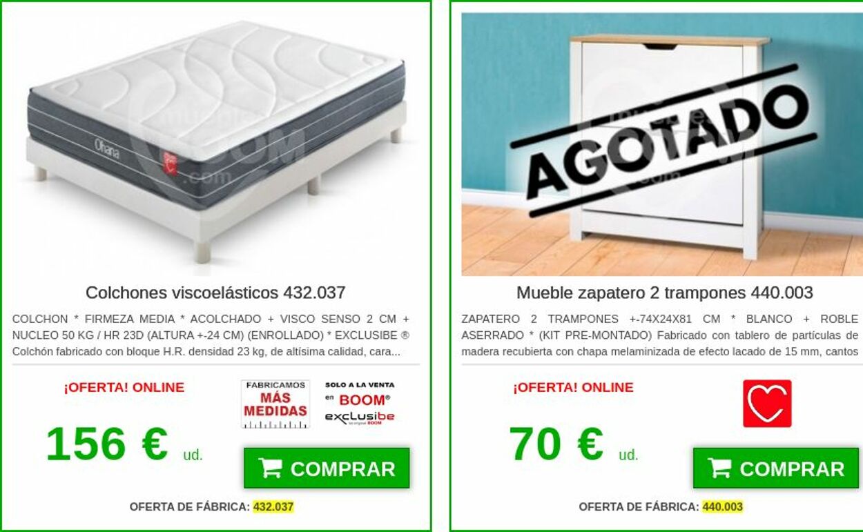 Folleto Muebles boom 16.08.2023 - 31.08.2023