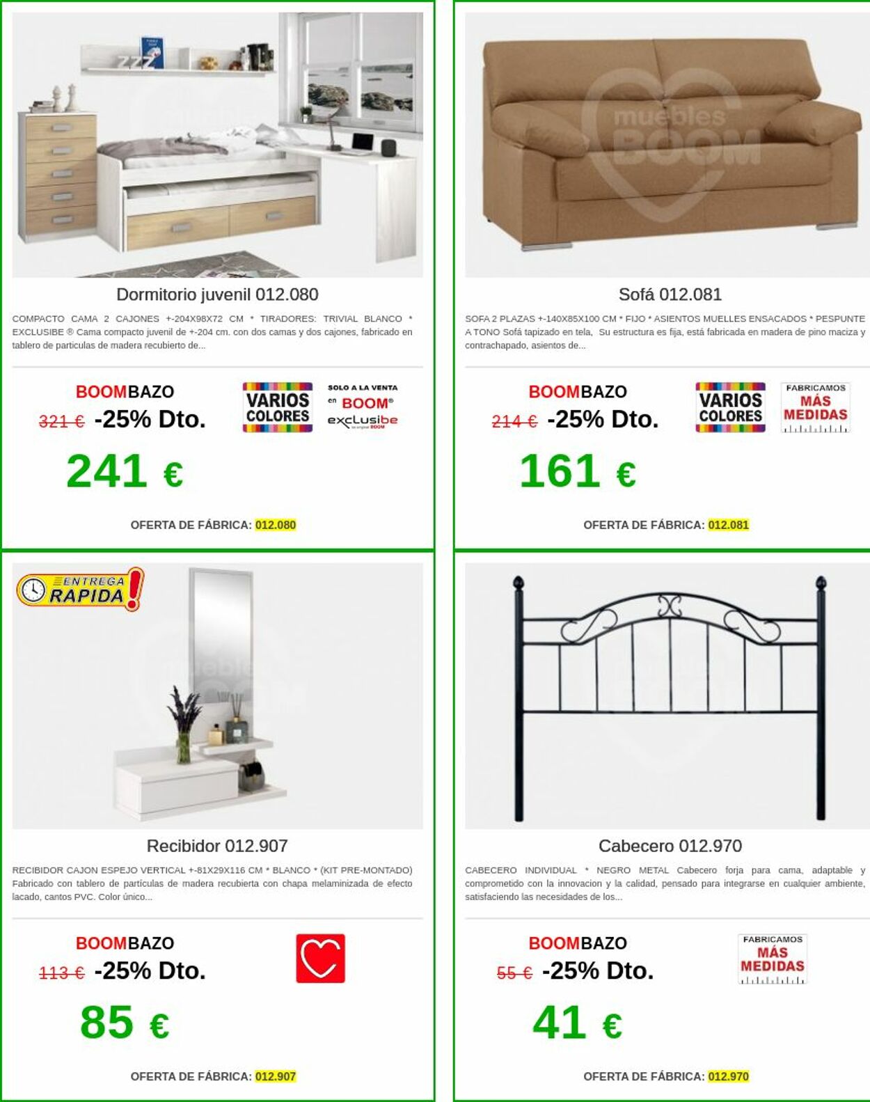 Folleto Muebles boom 18.11.2024 - 27.11.2024