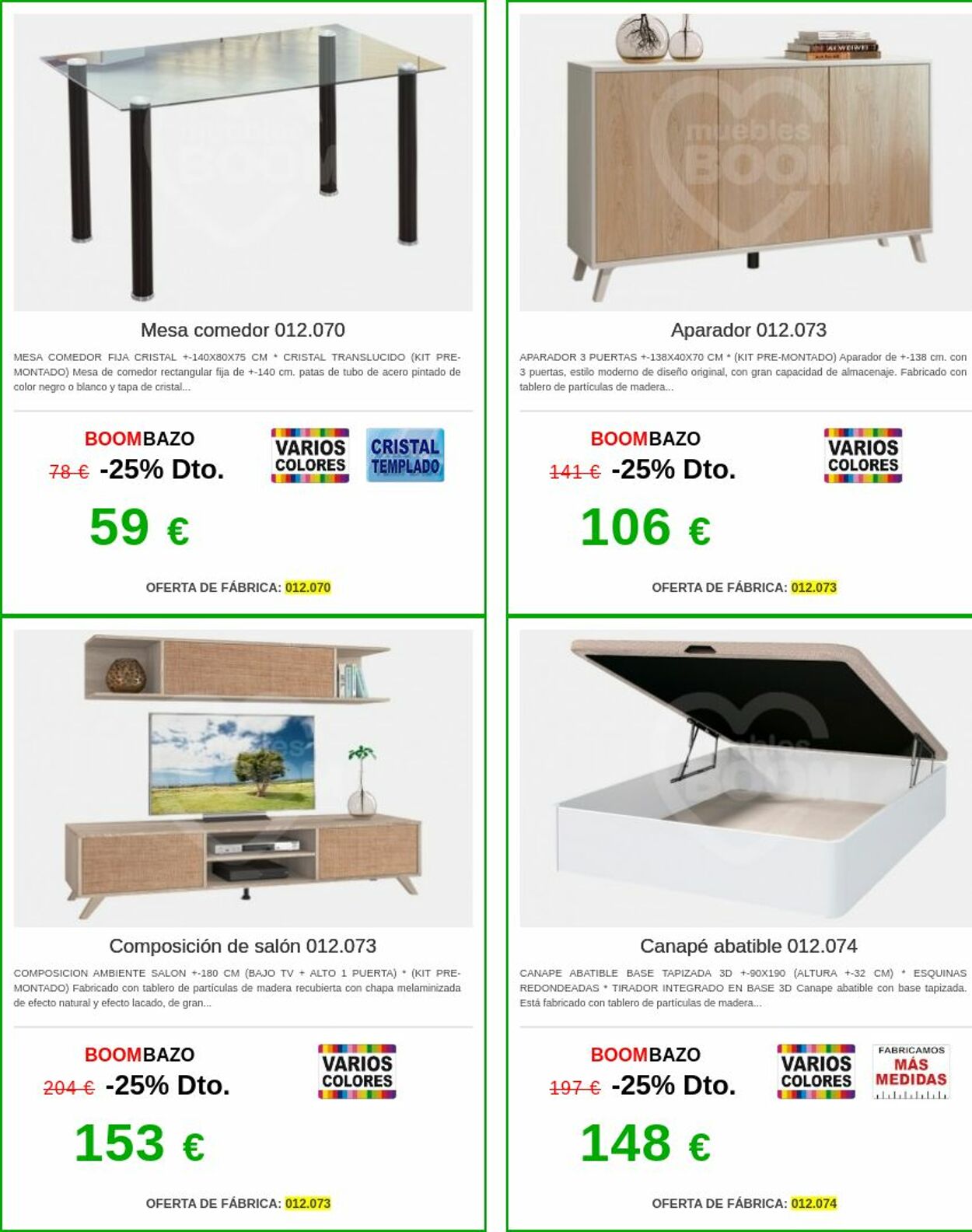 Folleto Muebles boom 18.11.2024 - 27.11.2024