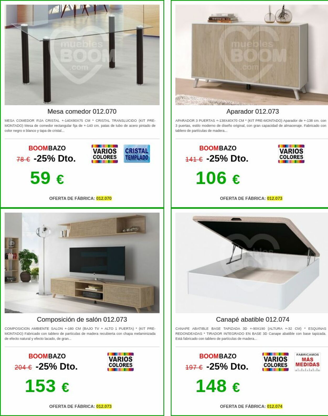 Folleto Muebles boom 04.11.2024 - 13.11.2024