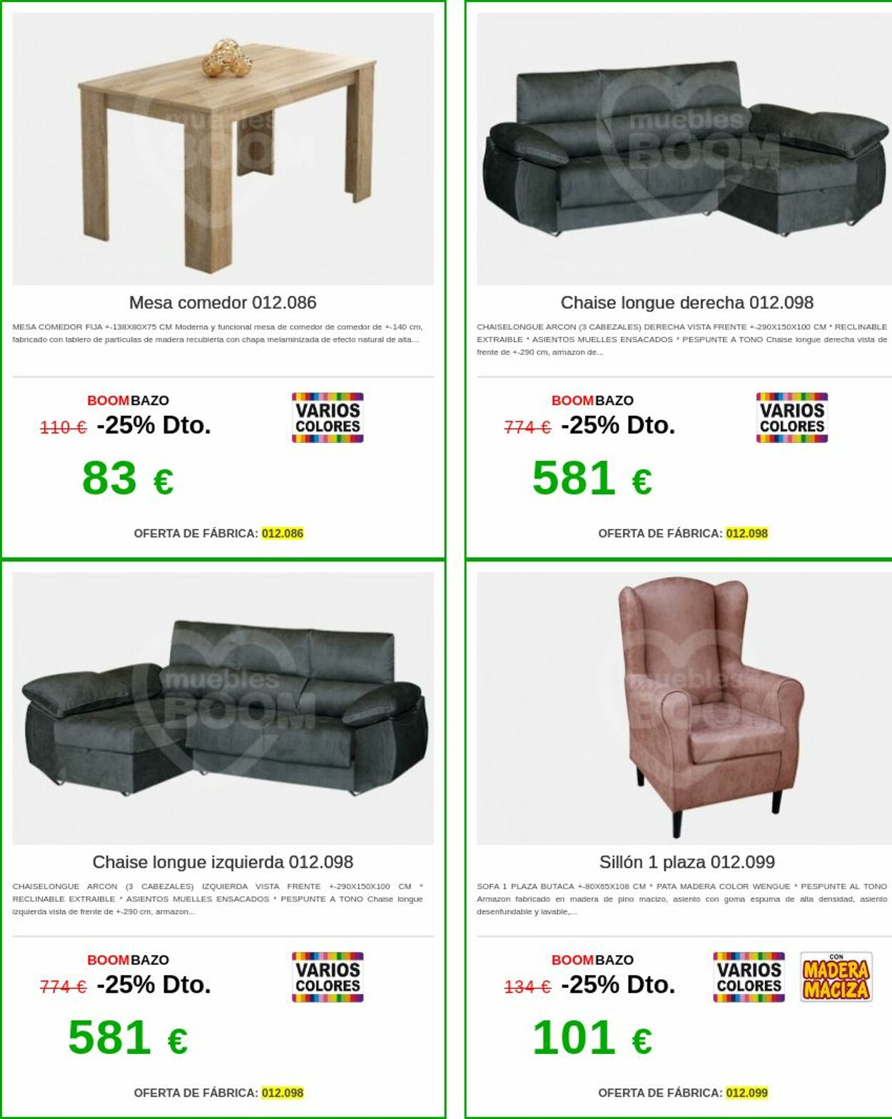 Folleto Muebles boom 13.01.2025 - 22.01.2025