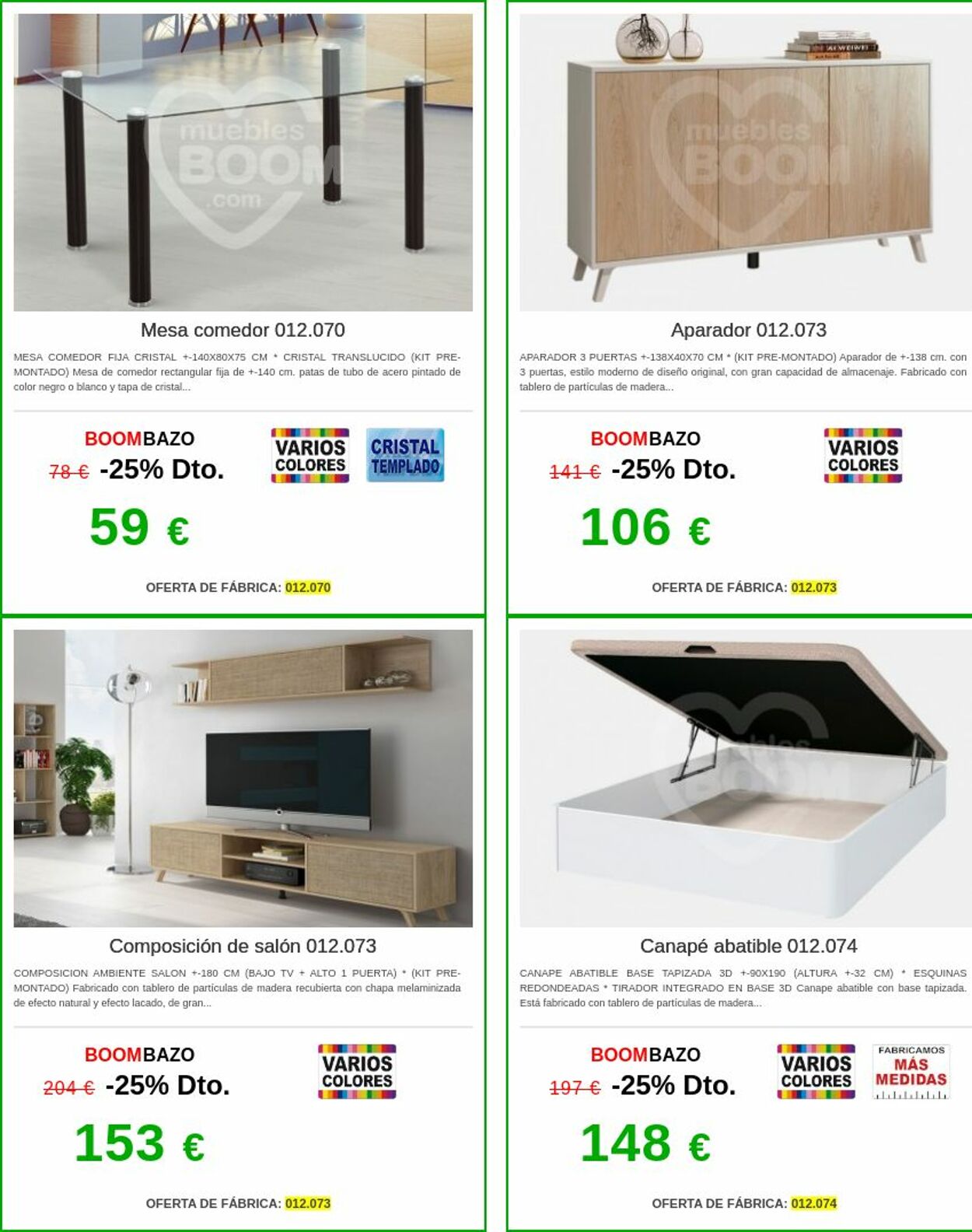 Folleto Muebles boom 11.11.2024 - 20.11.2024