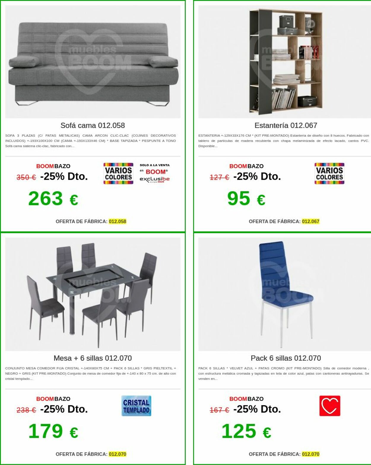 Folleto Muebles boom 23.12.2024 - 01.01.2025