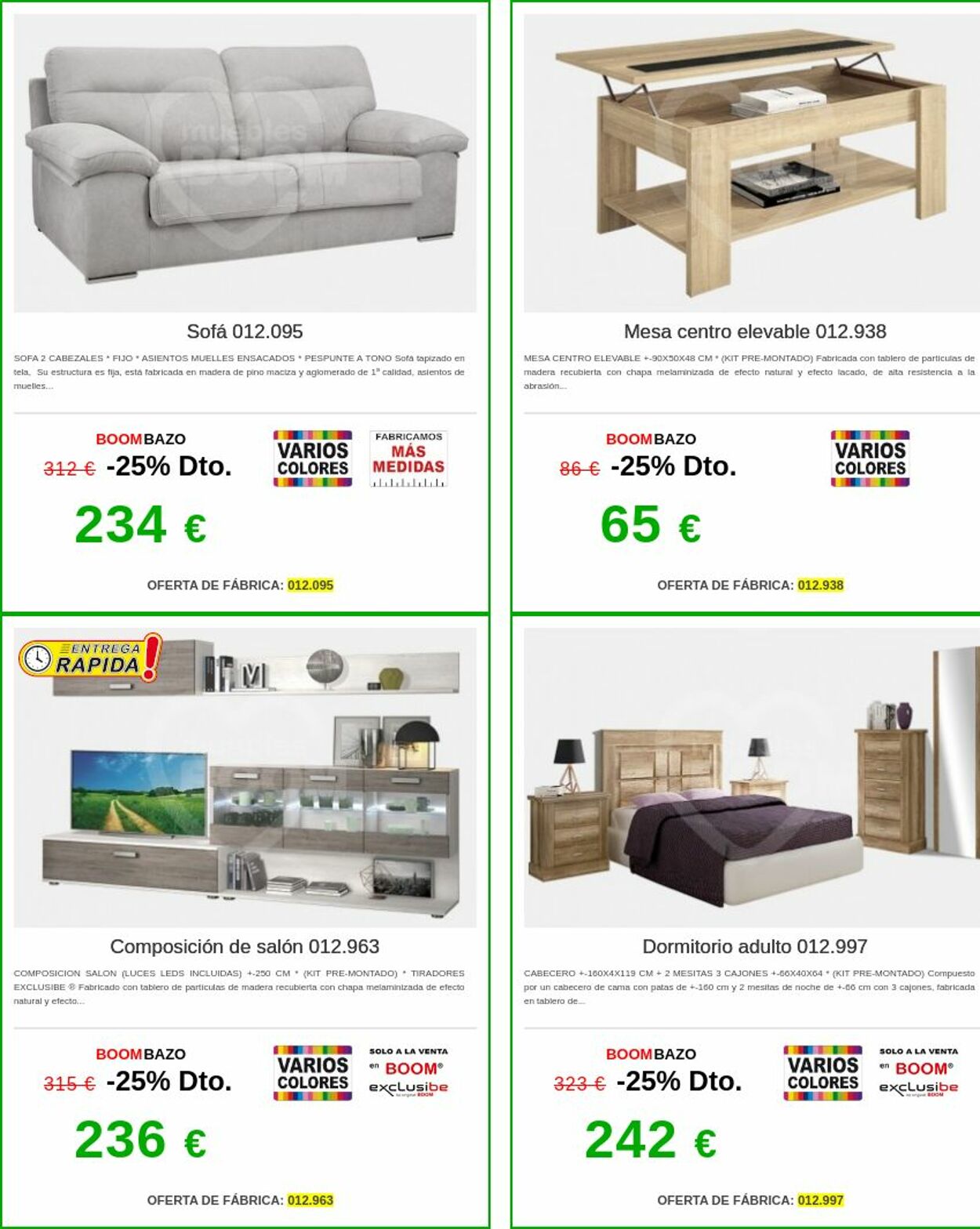 Folleto Muebles boom 23.12.2024 - 01.01.2025