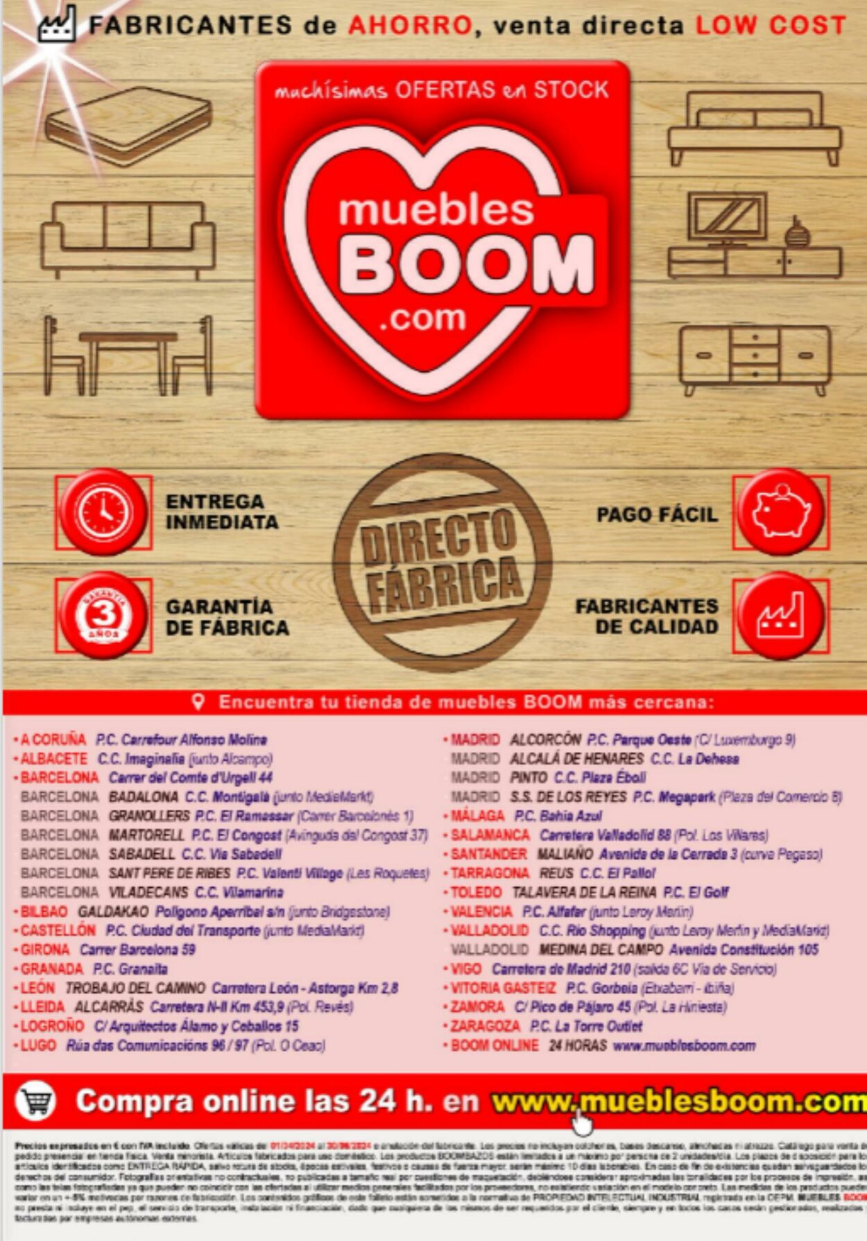 Folleto Muebles boom 01.07.2024 - 31.07.2024