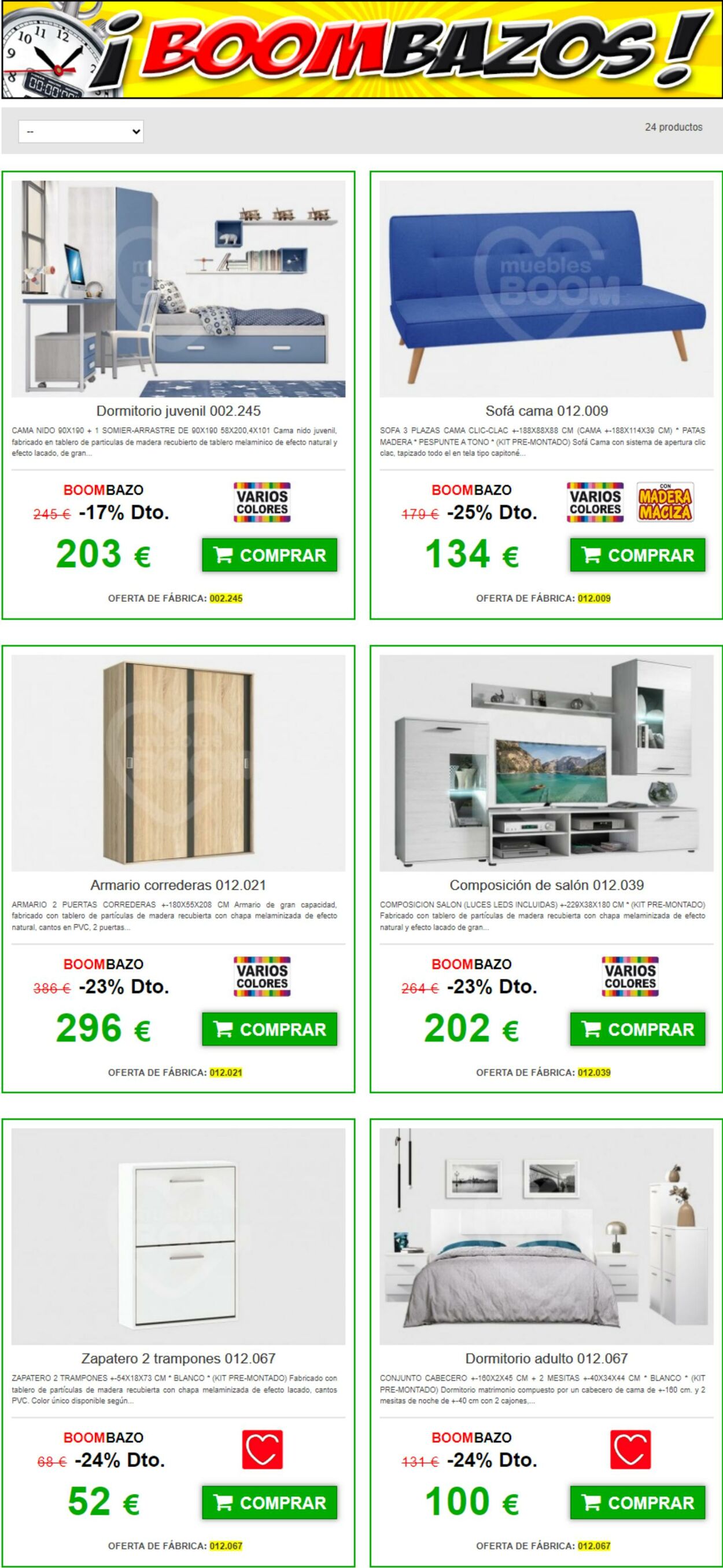 Folleto Muebles boom 04.11.2024 - 25.11.2024