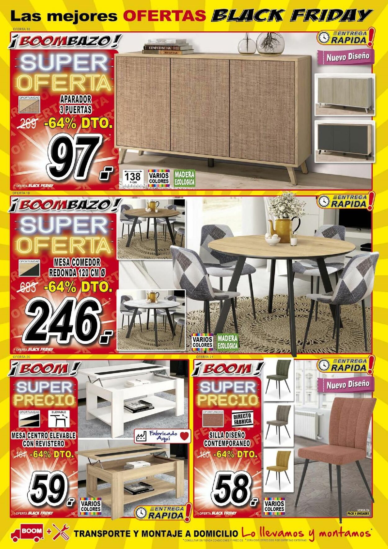 Folleto Muebles boom 25.11.2022 - 28.11.2022