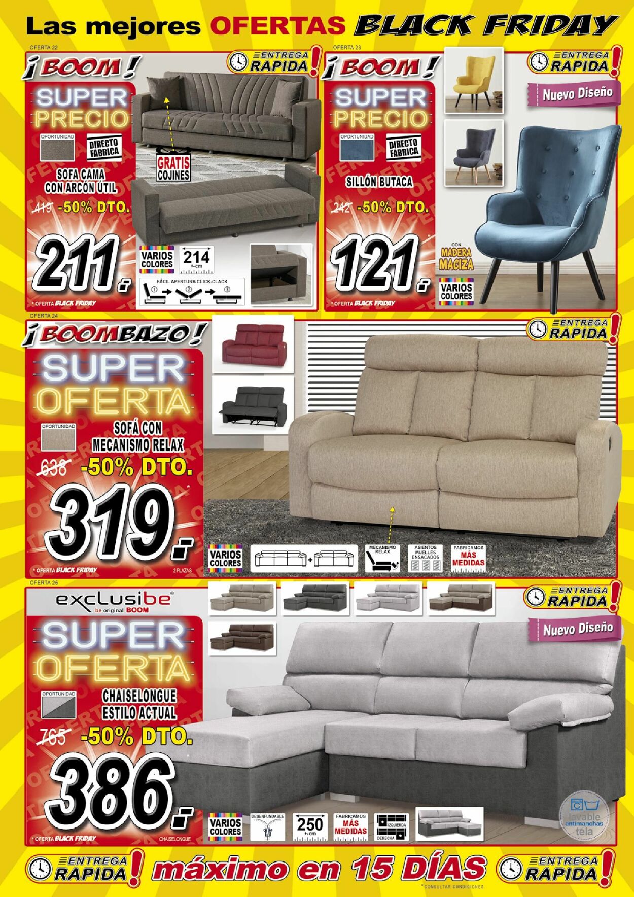 Folleto Muebles boom 25.11.2022 - 28.11.2022