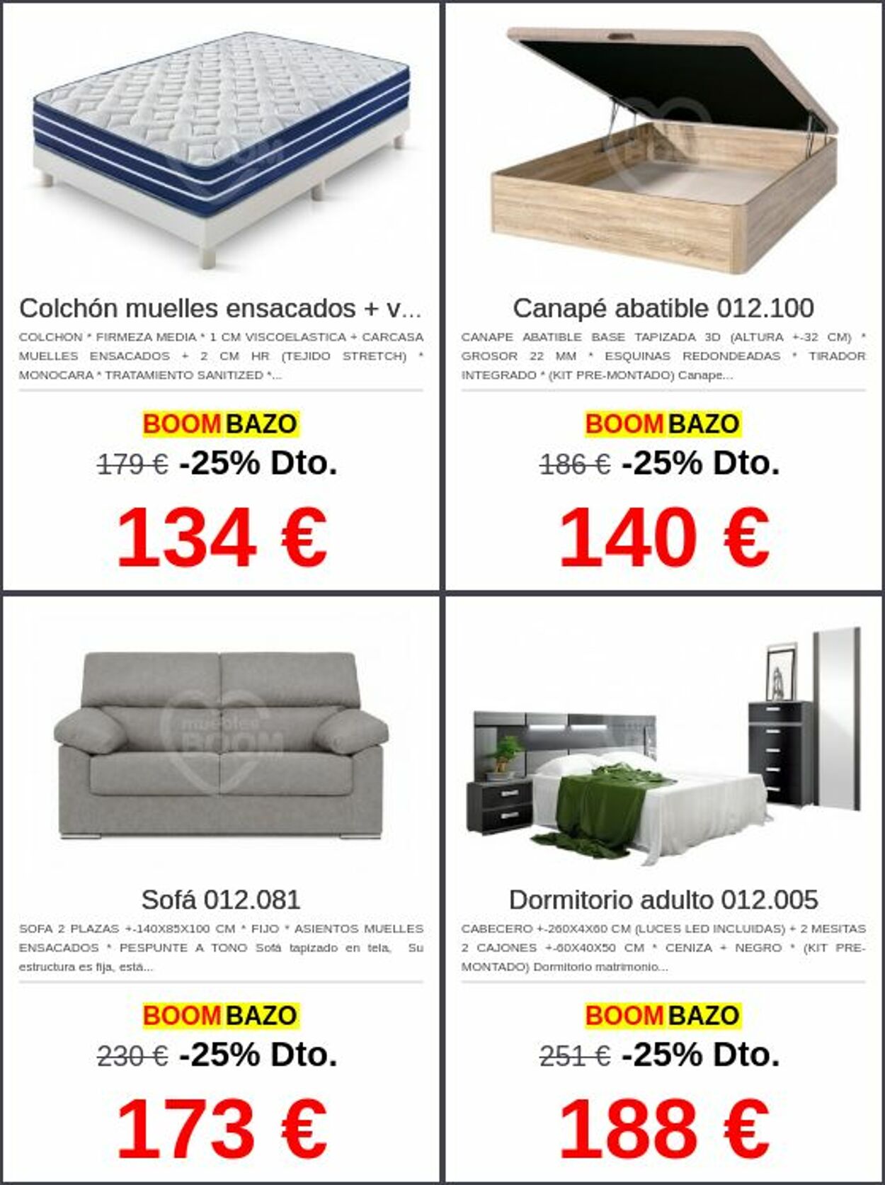Folleto Muebles boom 06.04.2026 - 15.04.2026