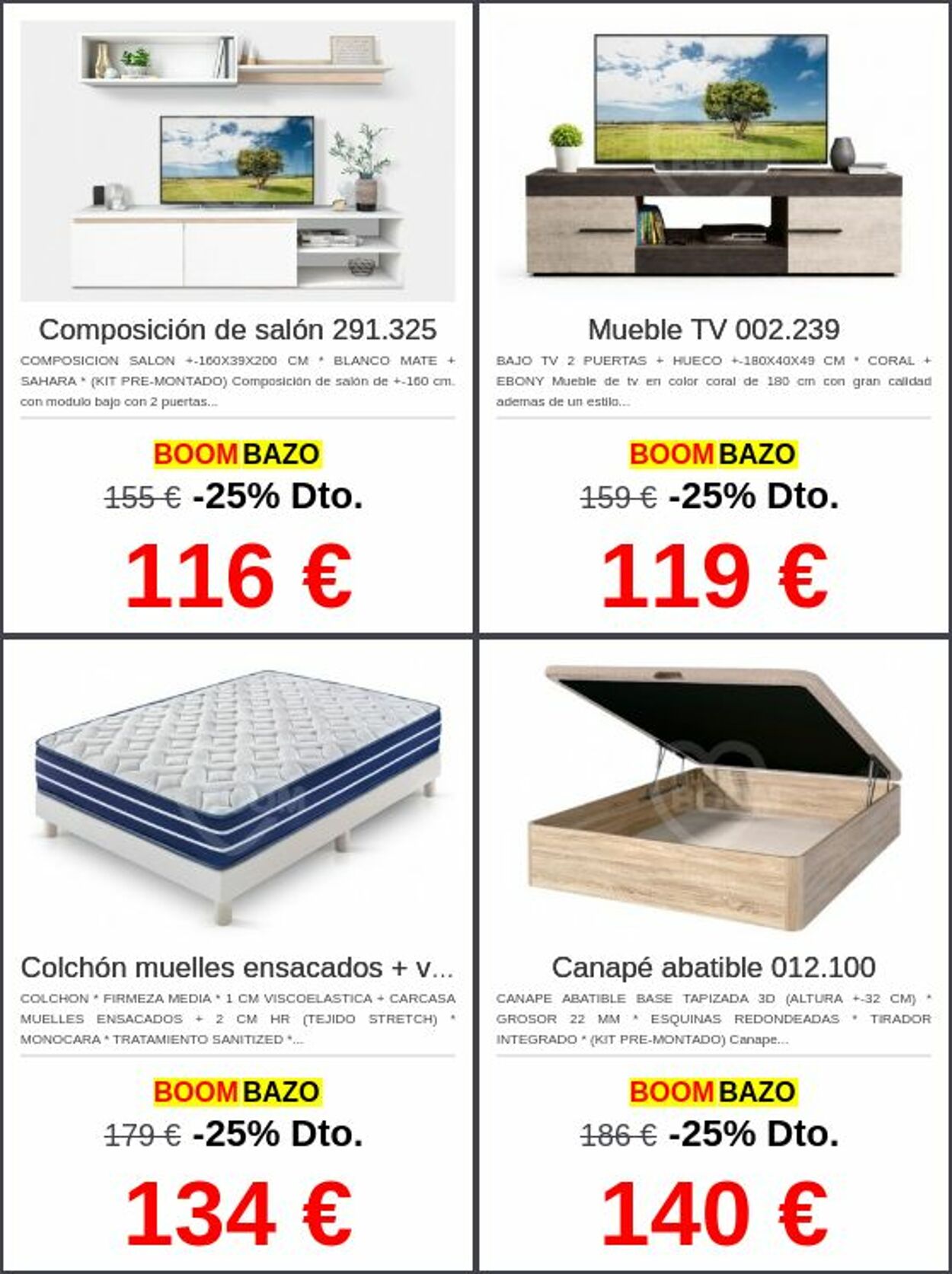 Folleto Muebles boom 13.04.2026 - 22.04.2026
