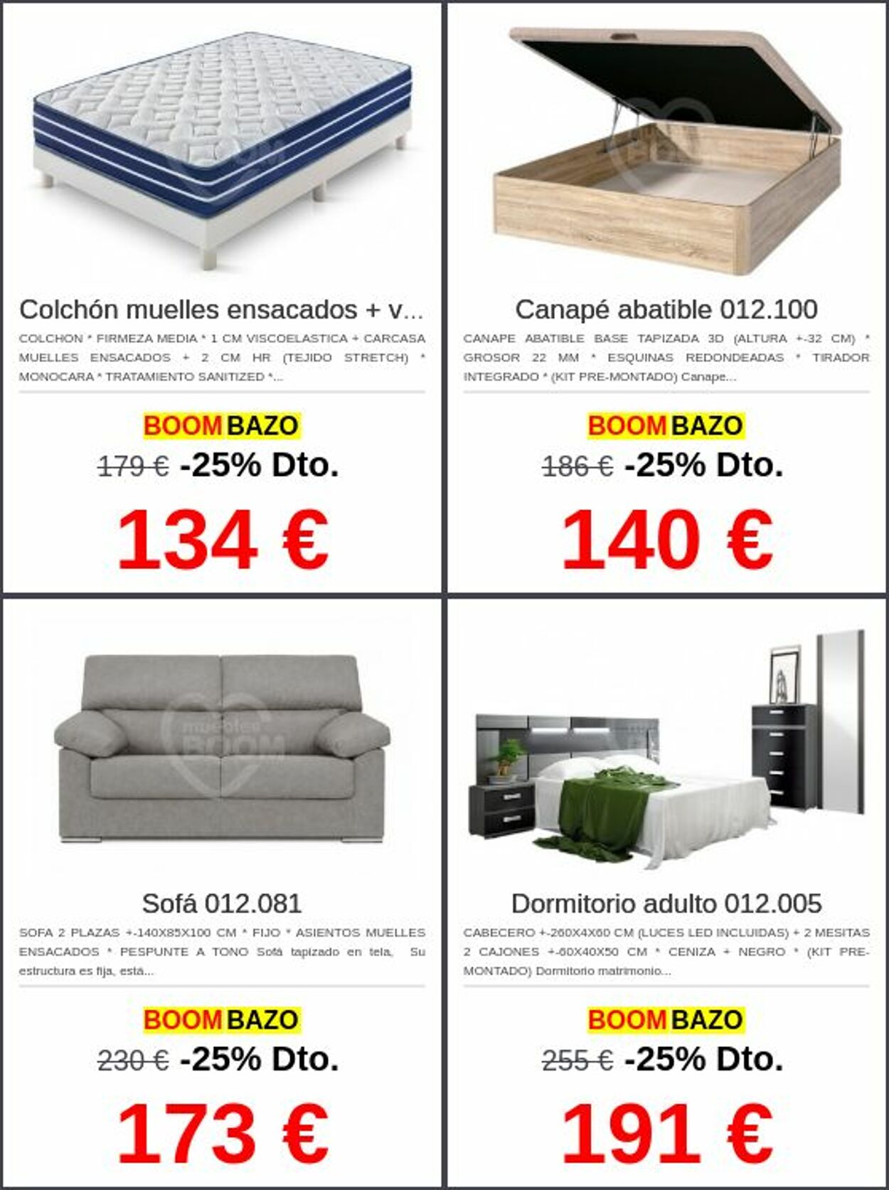 Folleto Muebles boom 13.04.2026 - 22.04.2026