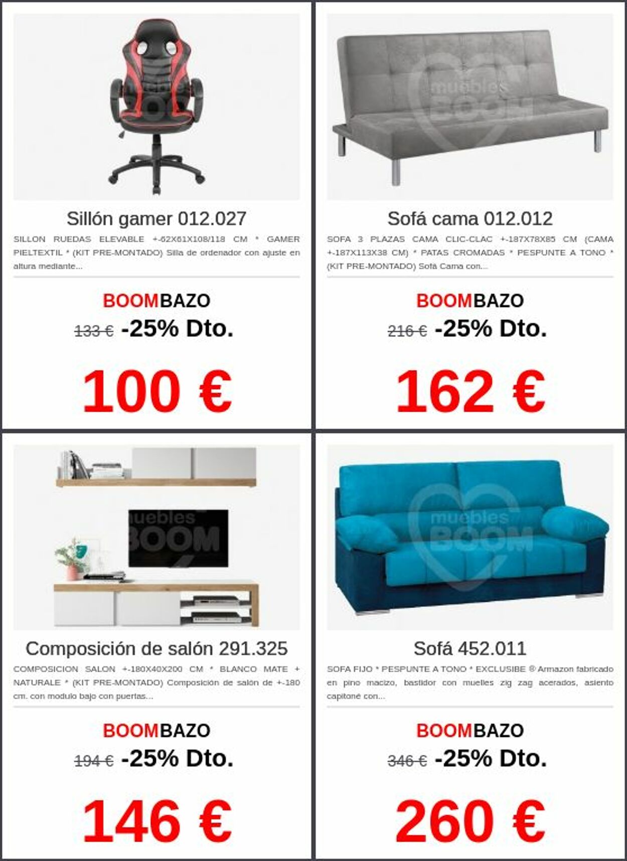 Folleto Muebles boom 02.06.2025 - 11.06.2025