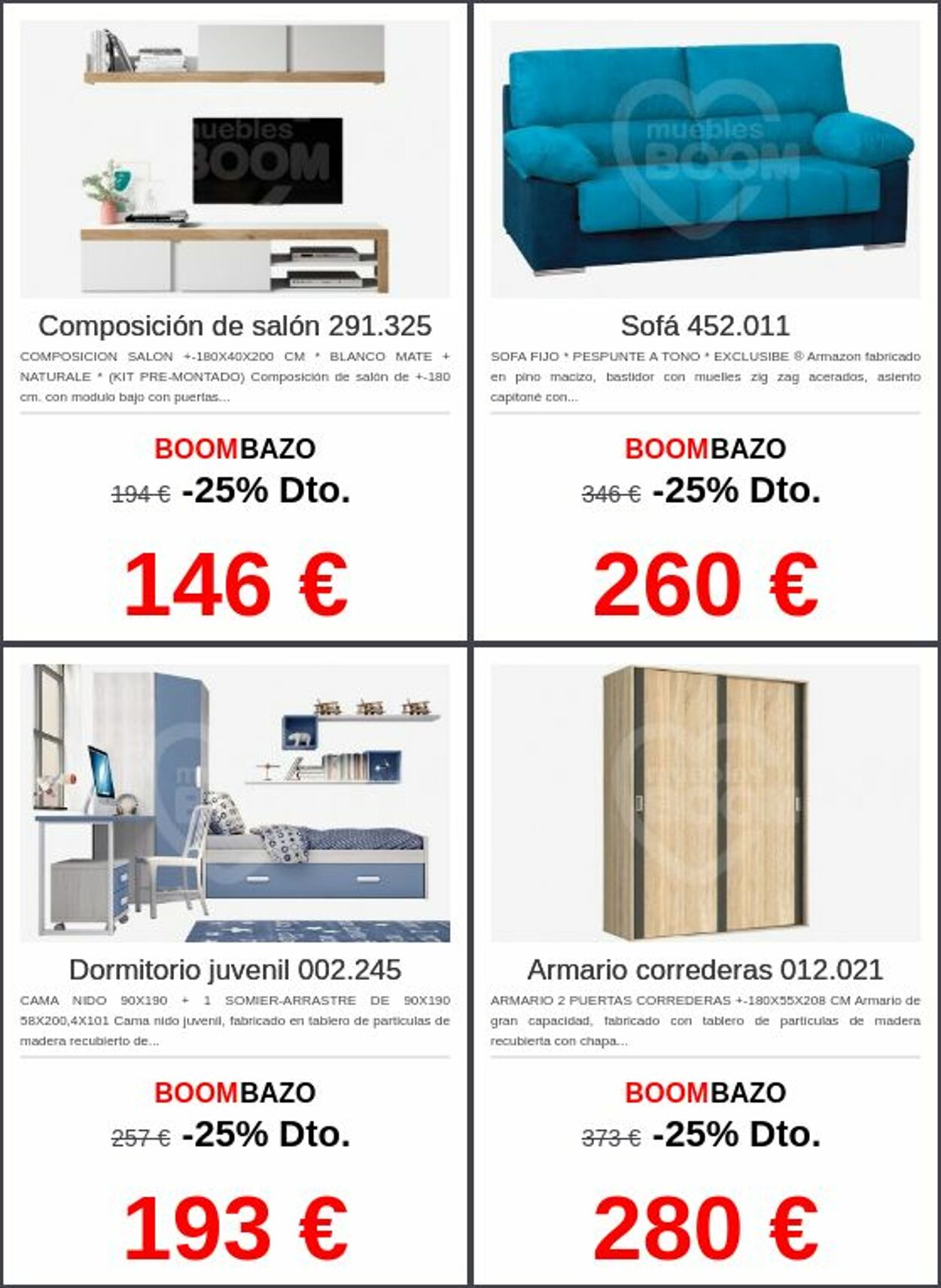 Folleto Muebles boom 02.06.2025 - 11.06.2025