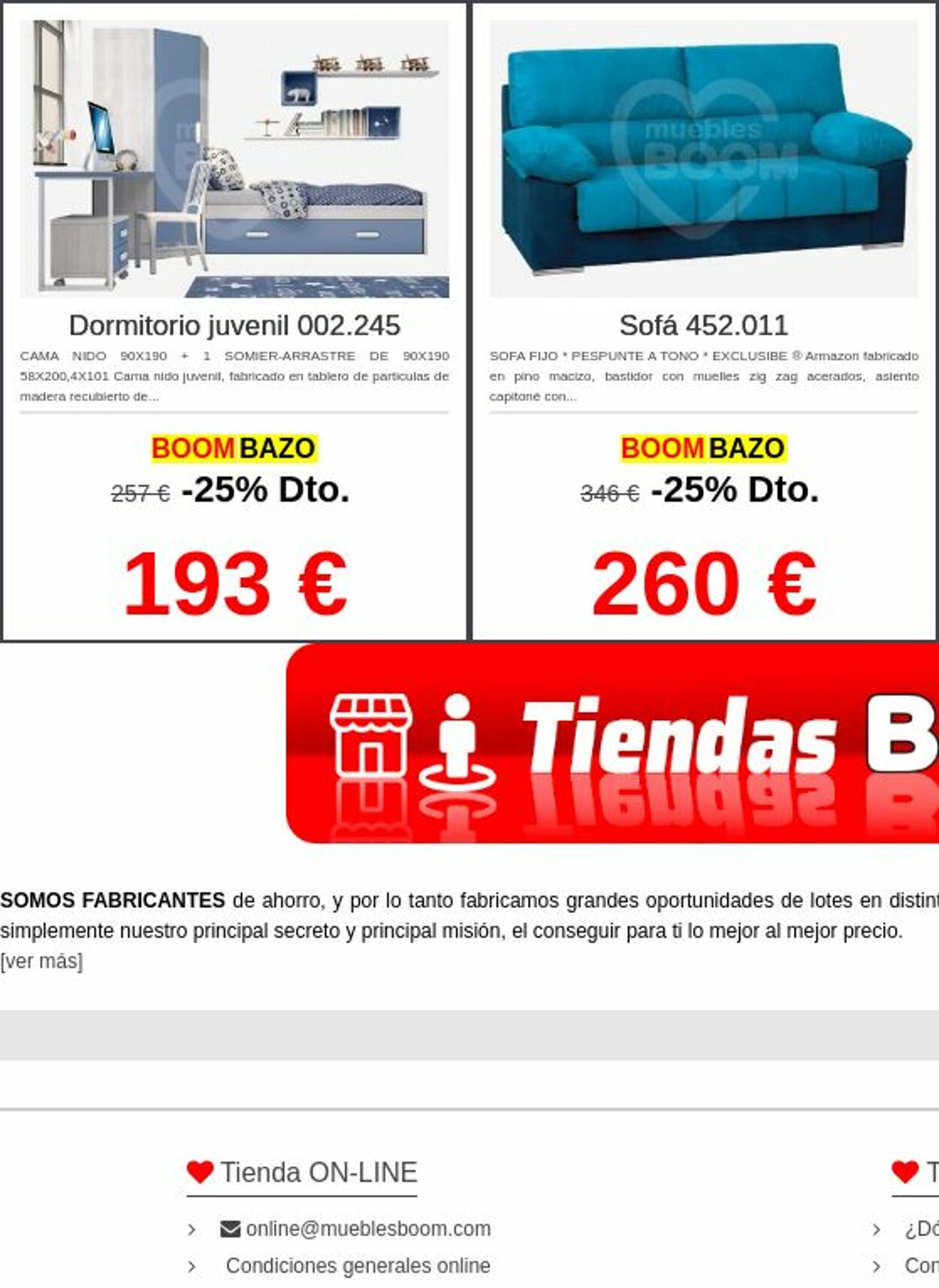 Folleto Muebles boom 30.06.2025 - 09.07.2025