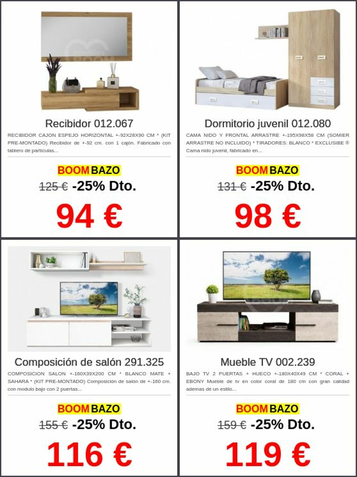 Folleto Muebles boom 23.03.2026 - 01.04.2026
