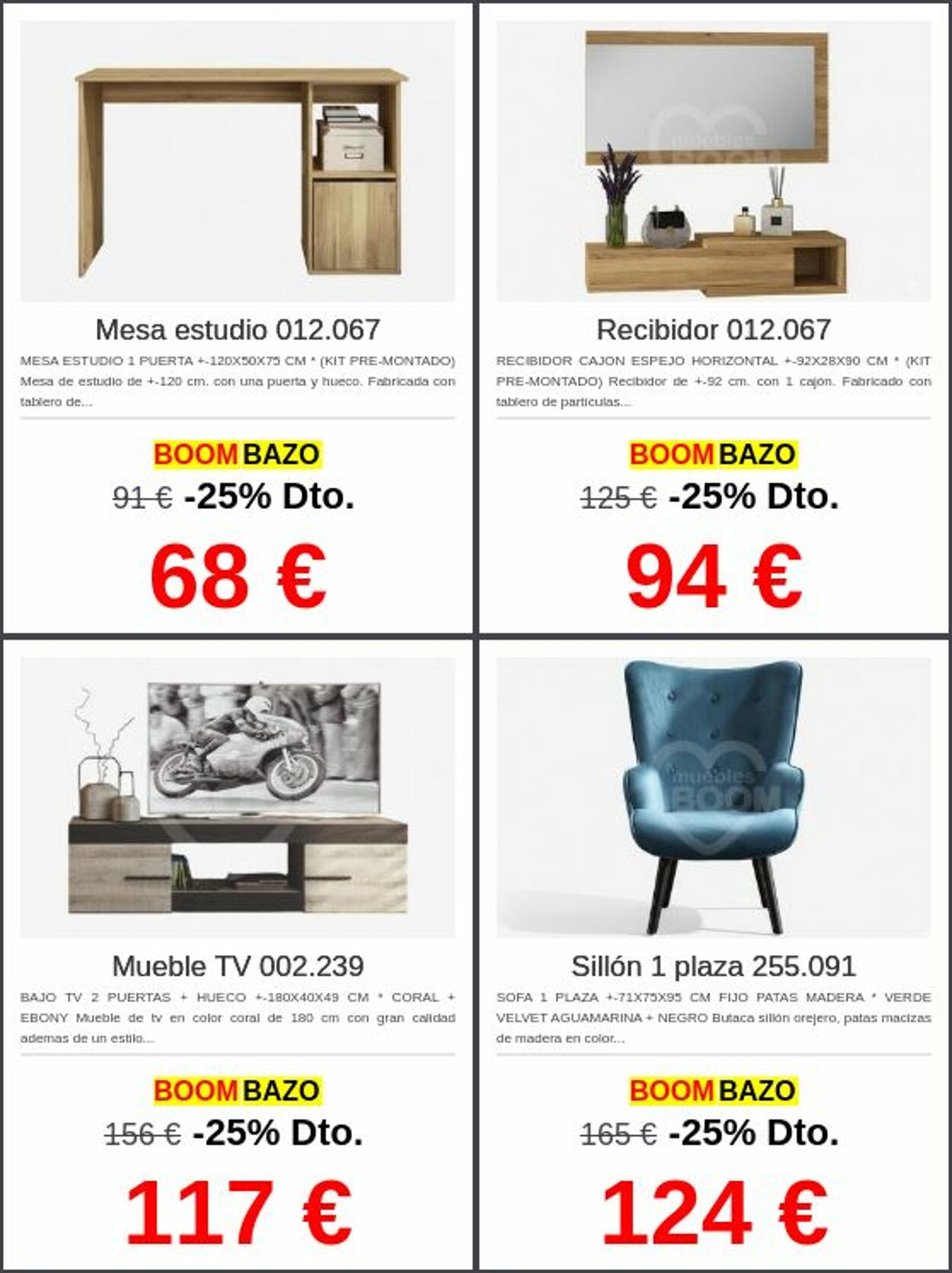 Folleto Muebles boom 08.12.2025 - 17.12.2025