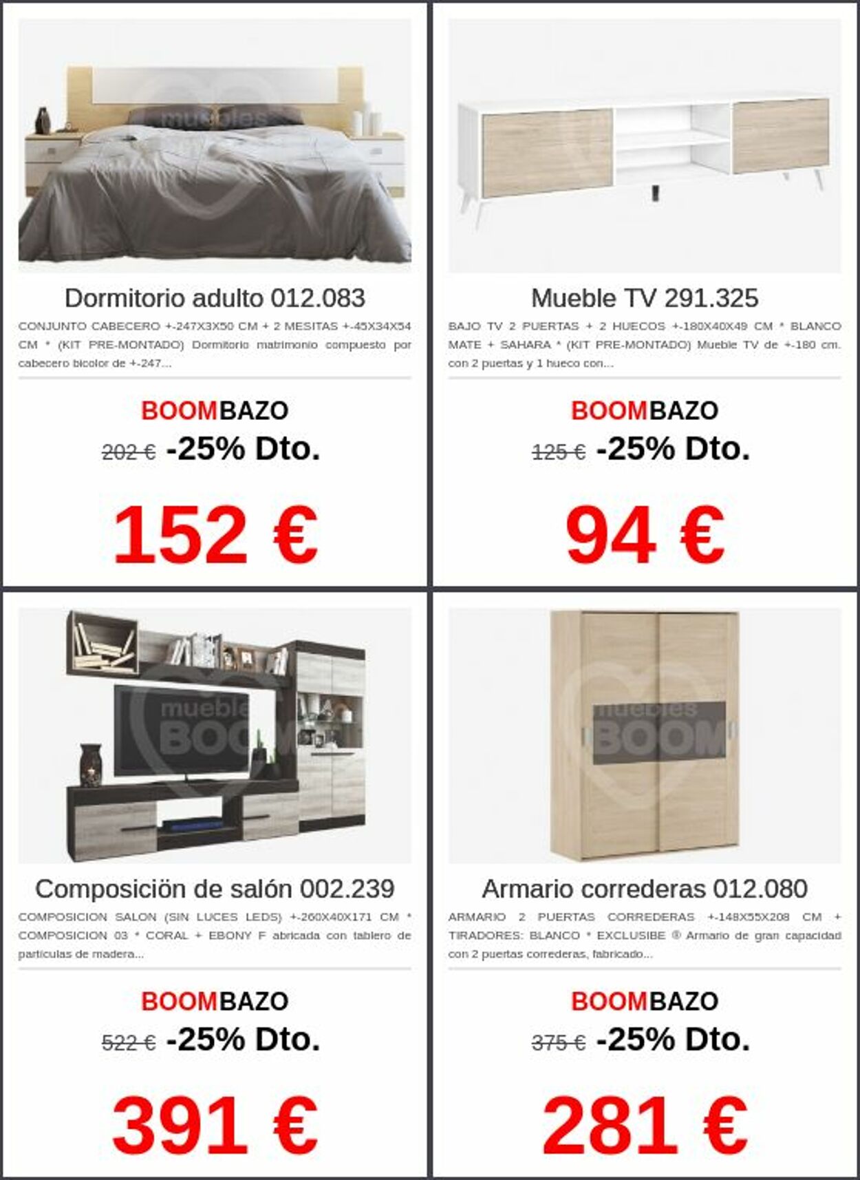 Folleto Muebles boom 26.05.2025 - 04.06.2025