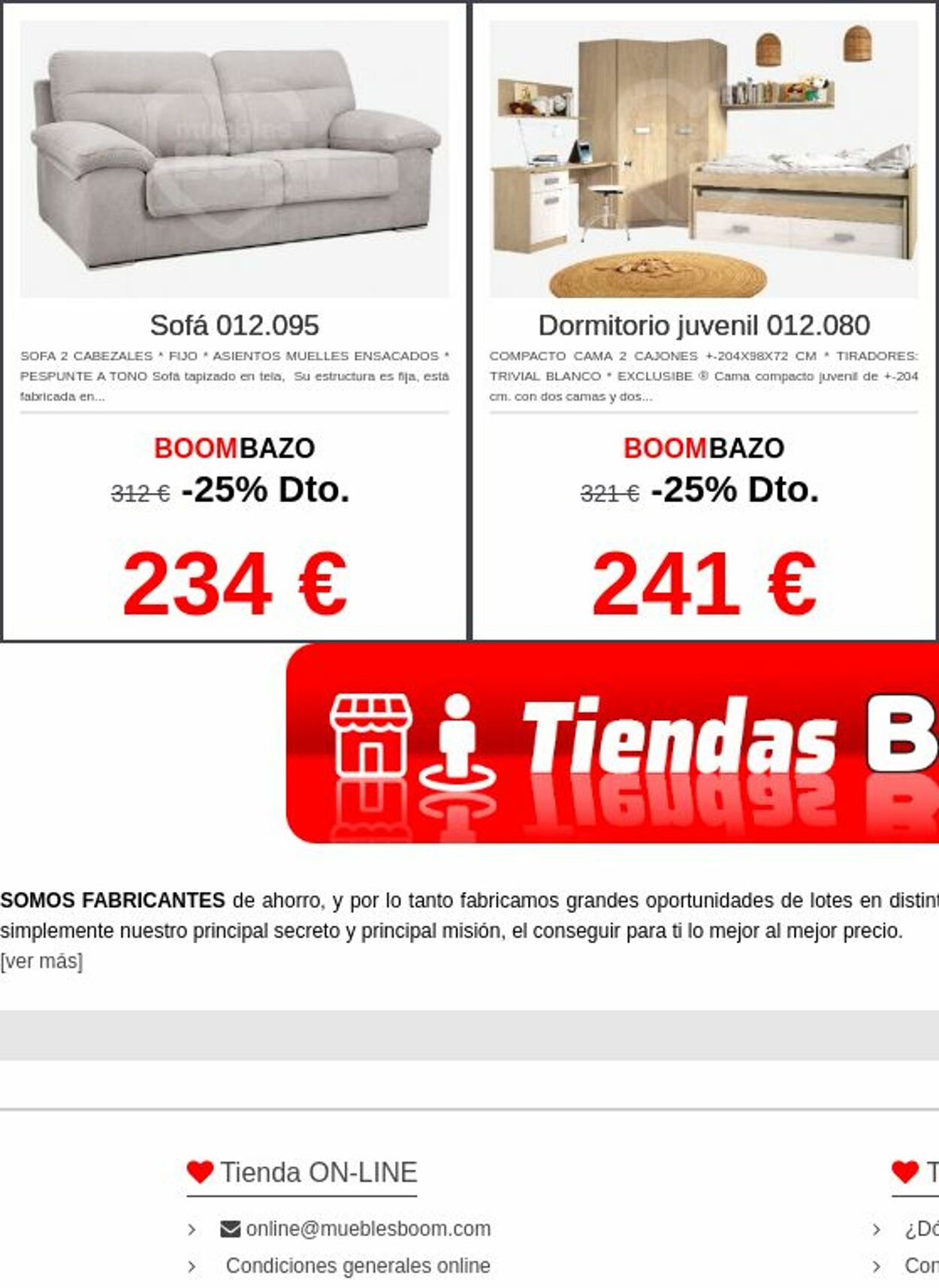 Folleto Muebles boom 26.05.2025 - 04.06.2025