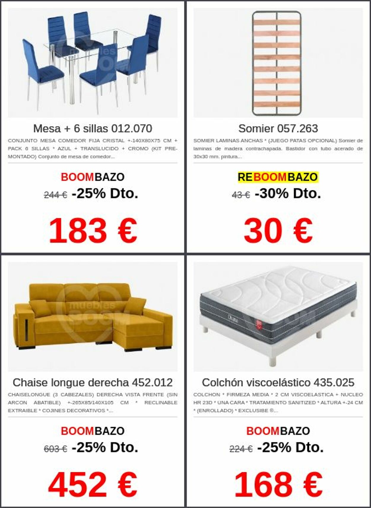 Folleto Muebles boom 26.05.2025 - 04.06.2025