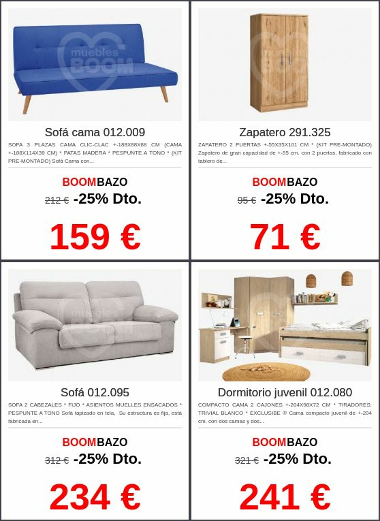 Folleto Muebles boom 26.05.2025 - 04.06.2025