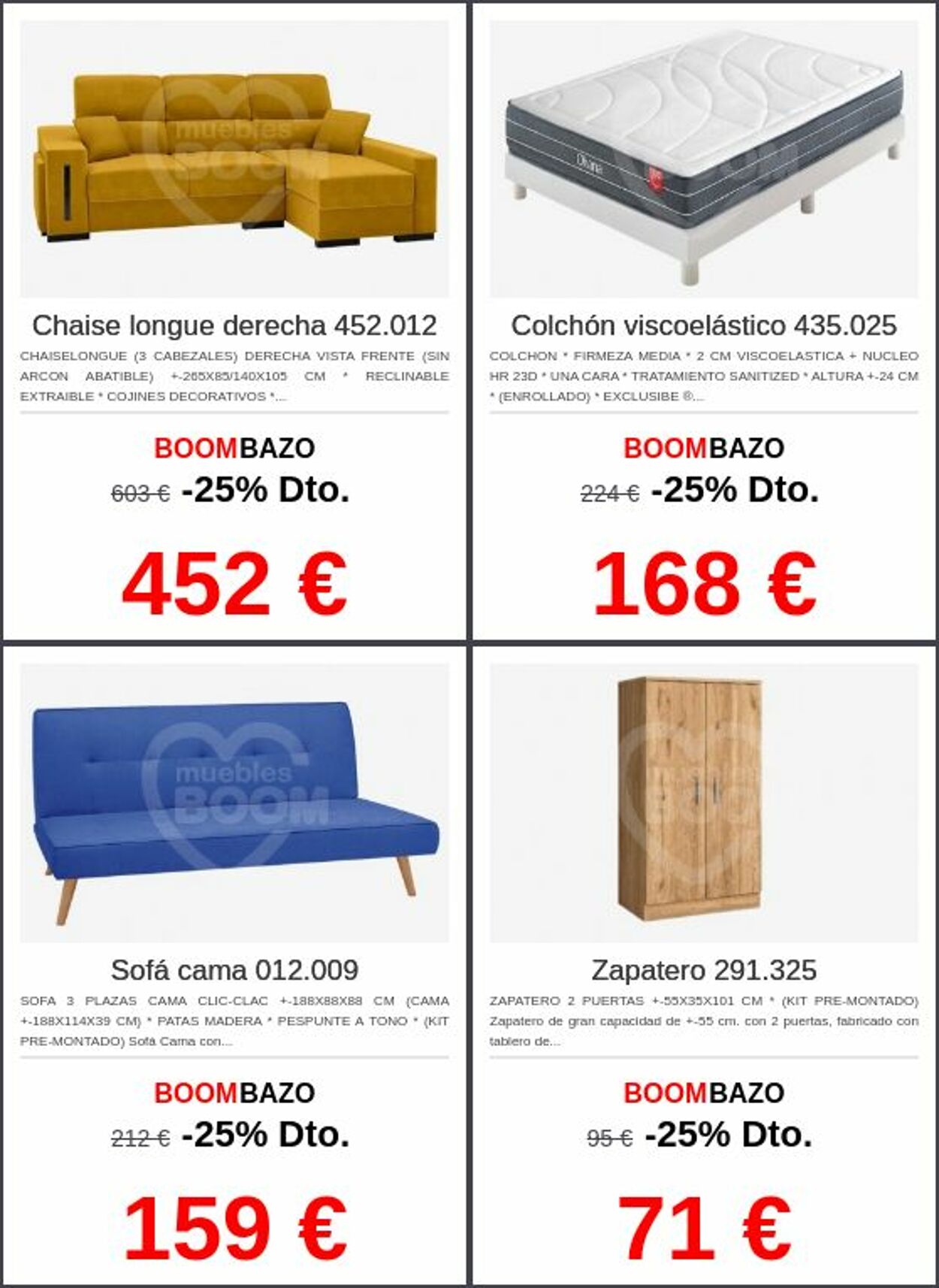 Folleto Muebles boom 26.05.2025 - 04.06.2025