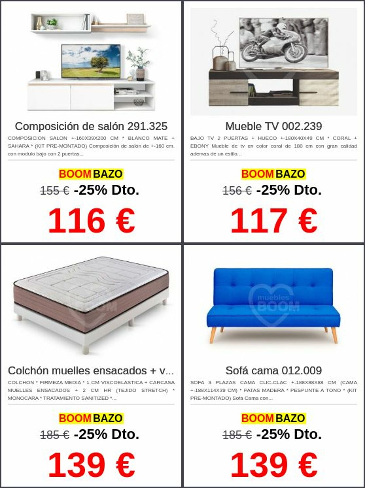 Folleto Muebles boom 09.02.2026 - 18.02.2026