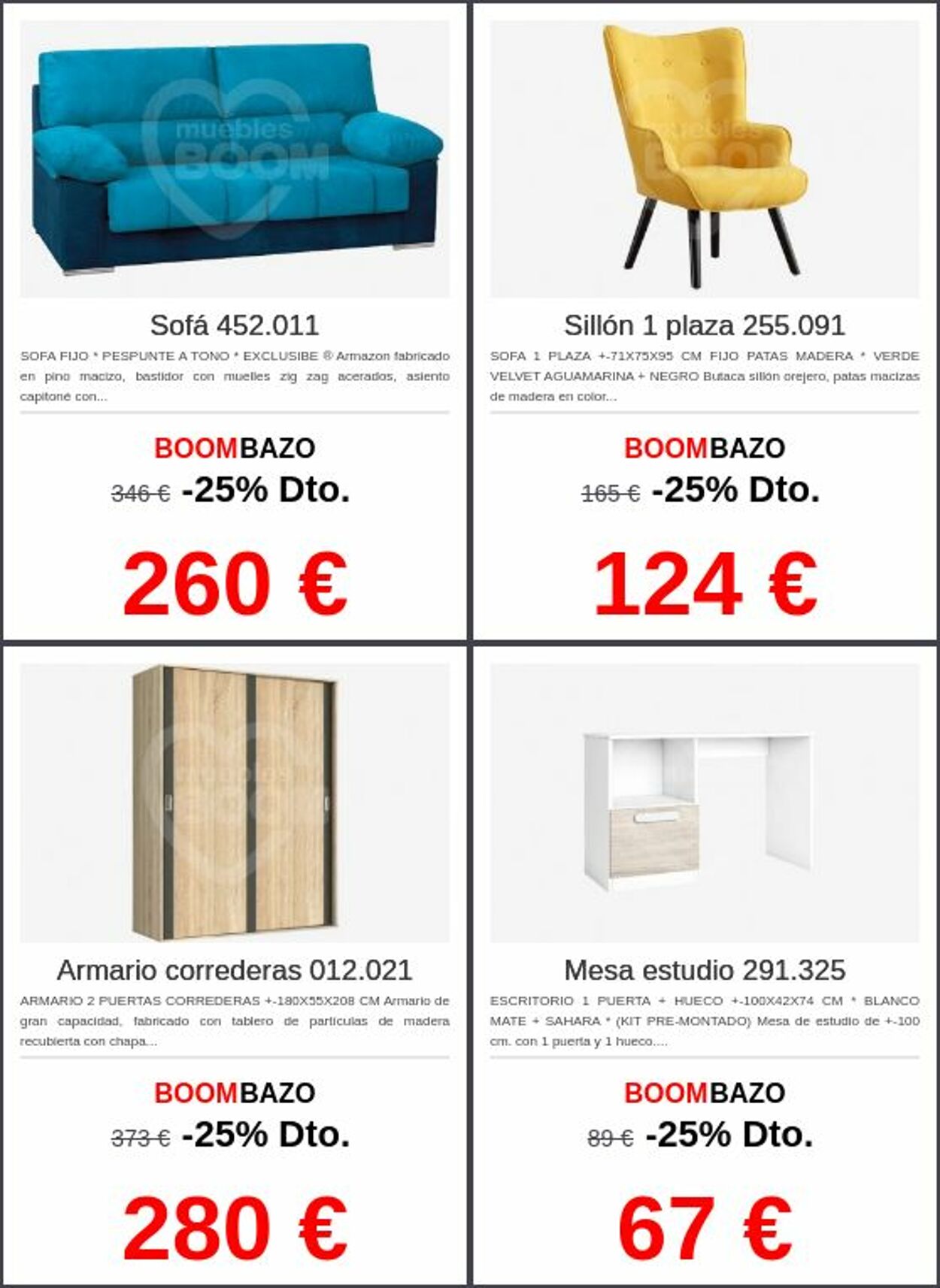 Folleto Muebles boom 16.06.2025 - 25.06.2025
