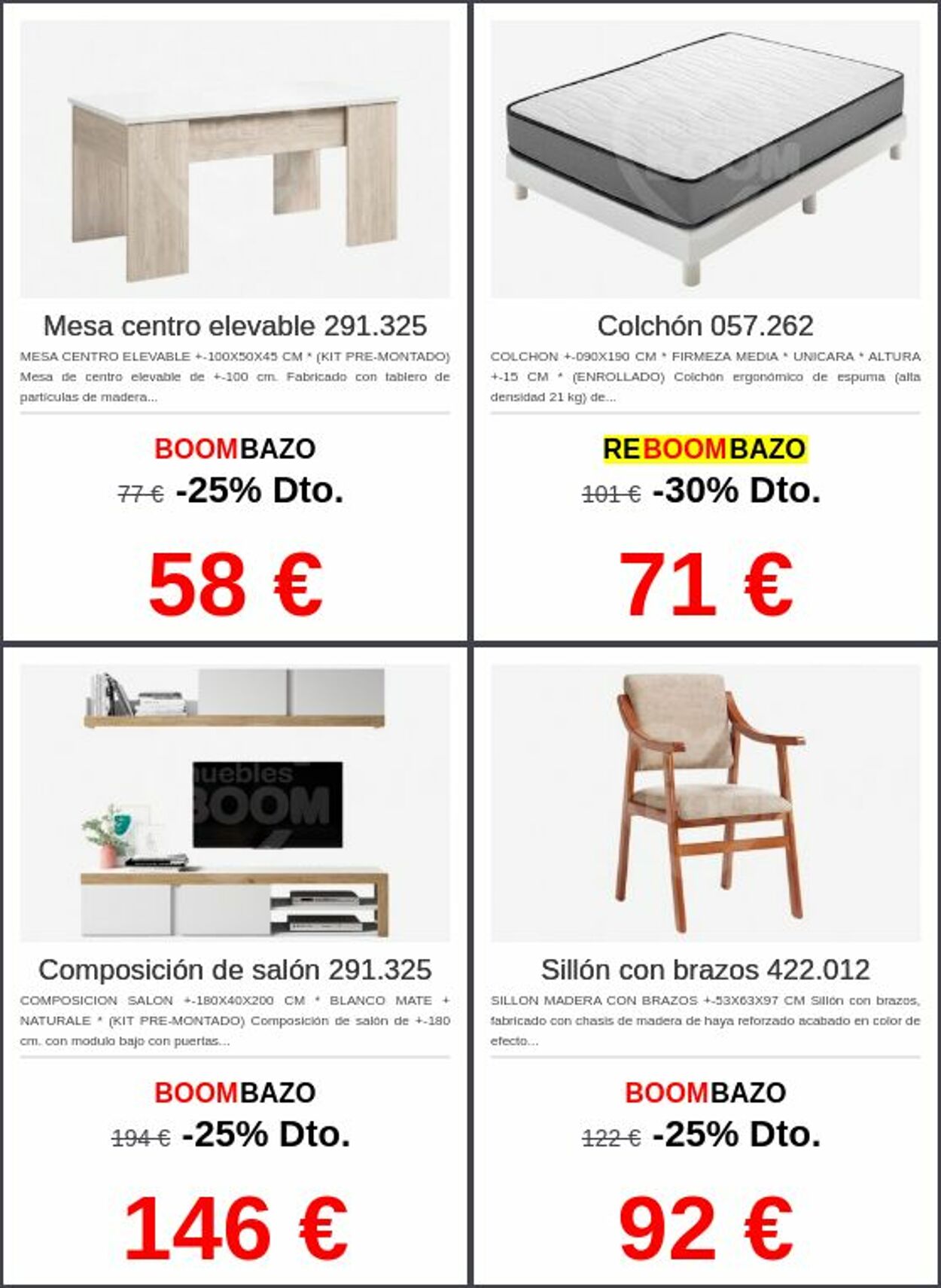 Folleto Muebles boom 16.06.2025 - 25.06.2025
