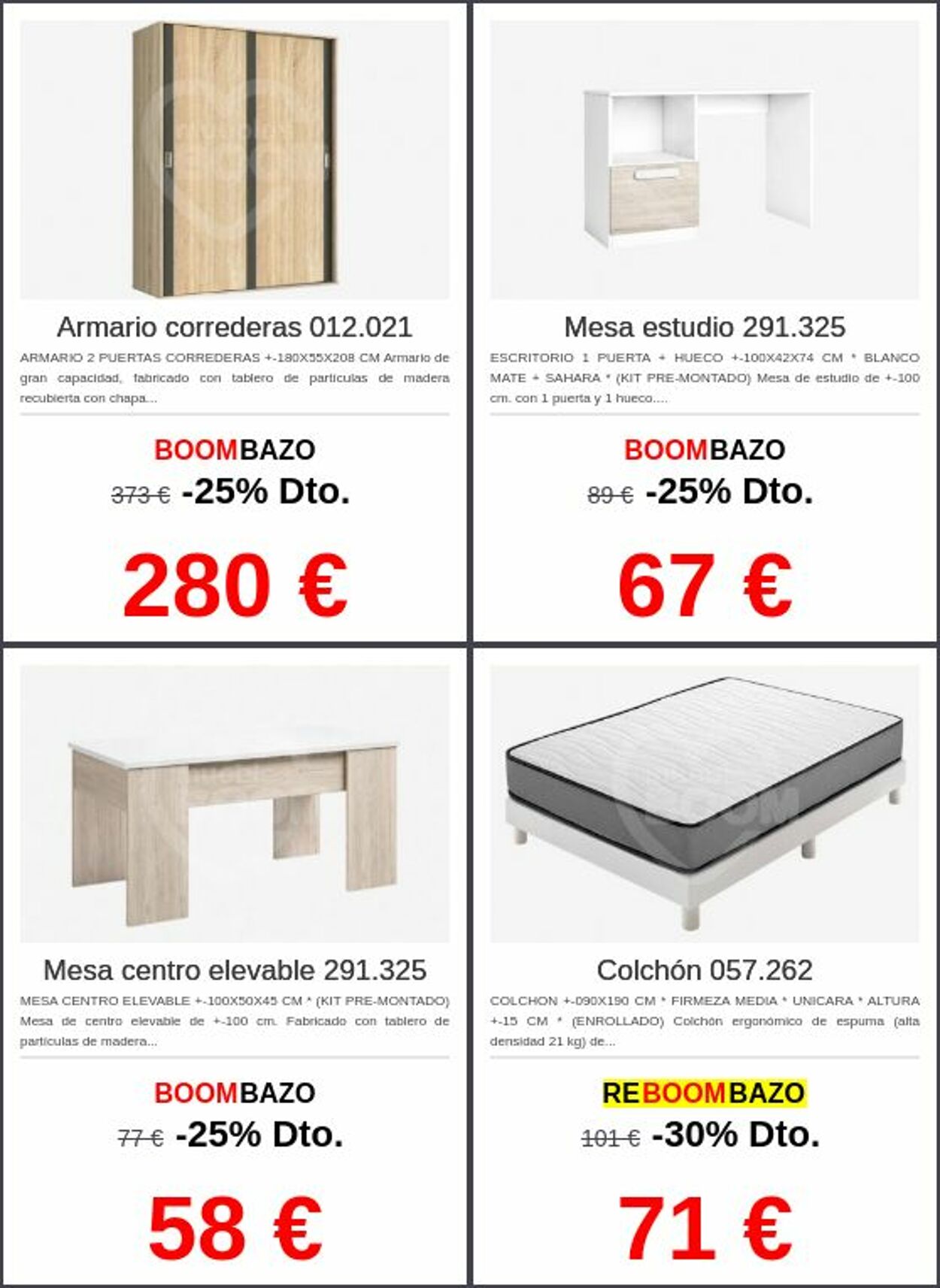 Folleto Muebles boom 16.06.2025 - 25.06.2025