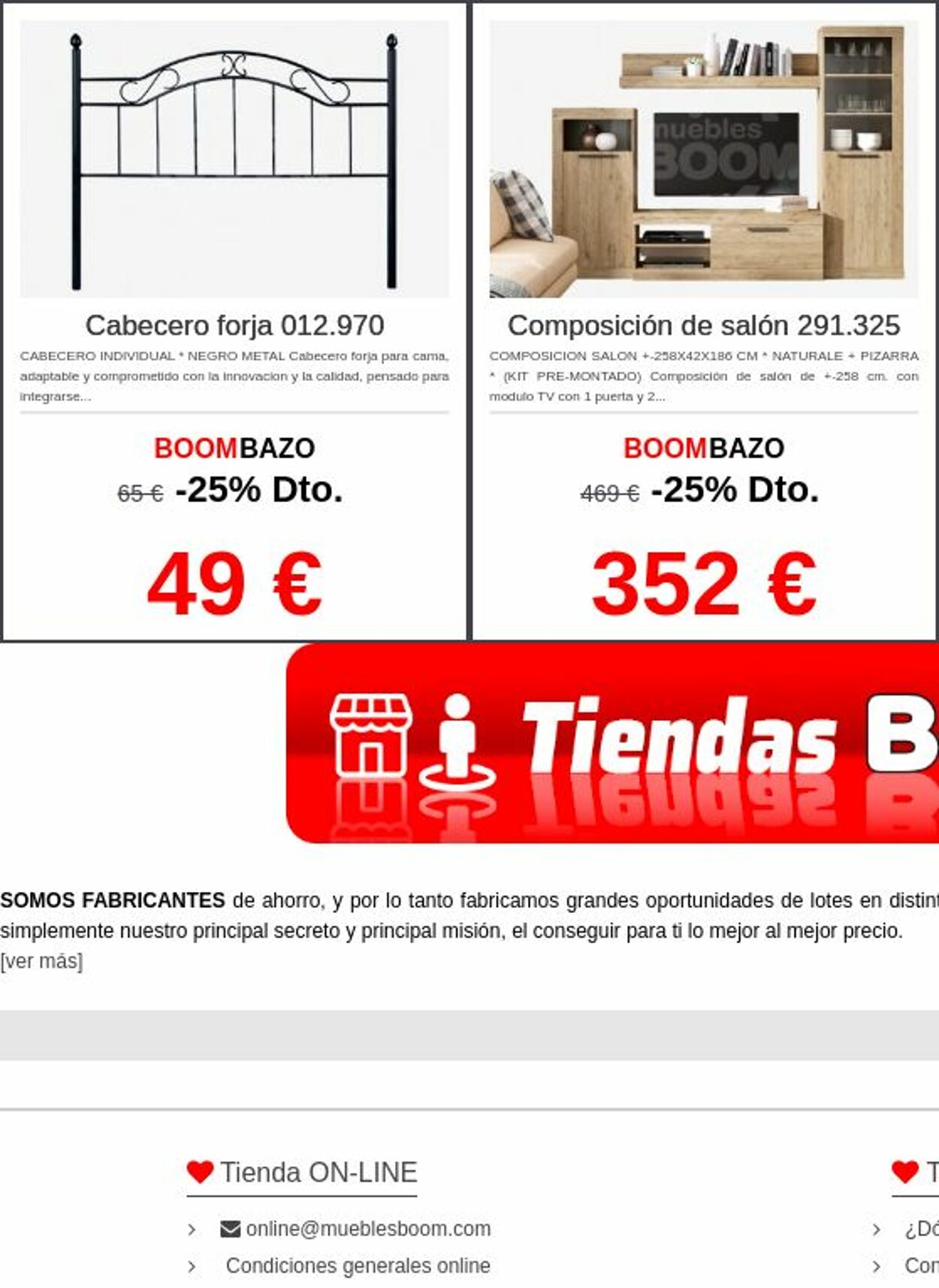 Folleto Muebles boom 16.06.2025 - 25.06.2025