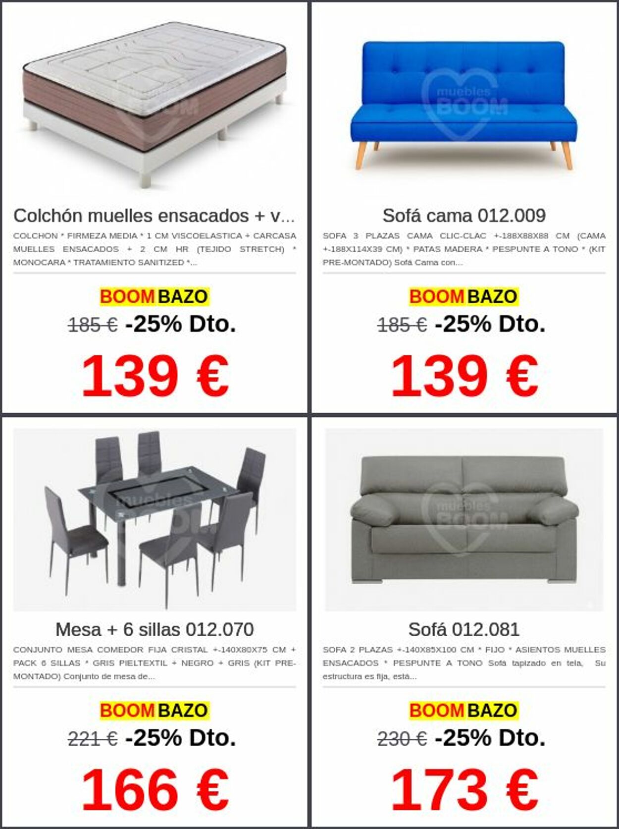 Folleto Muebles boom 16.02.2026 - 25.02.2026