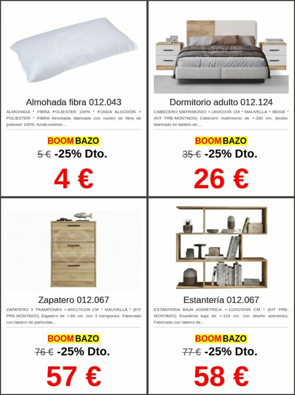 Folleto Muebles boom 30.03.2026 - 08.04.2026