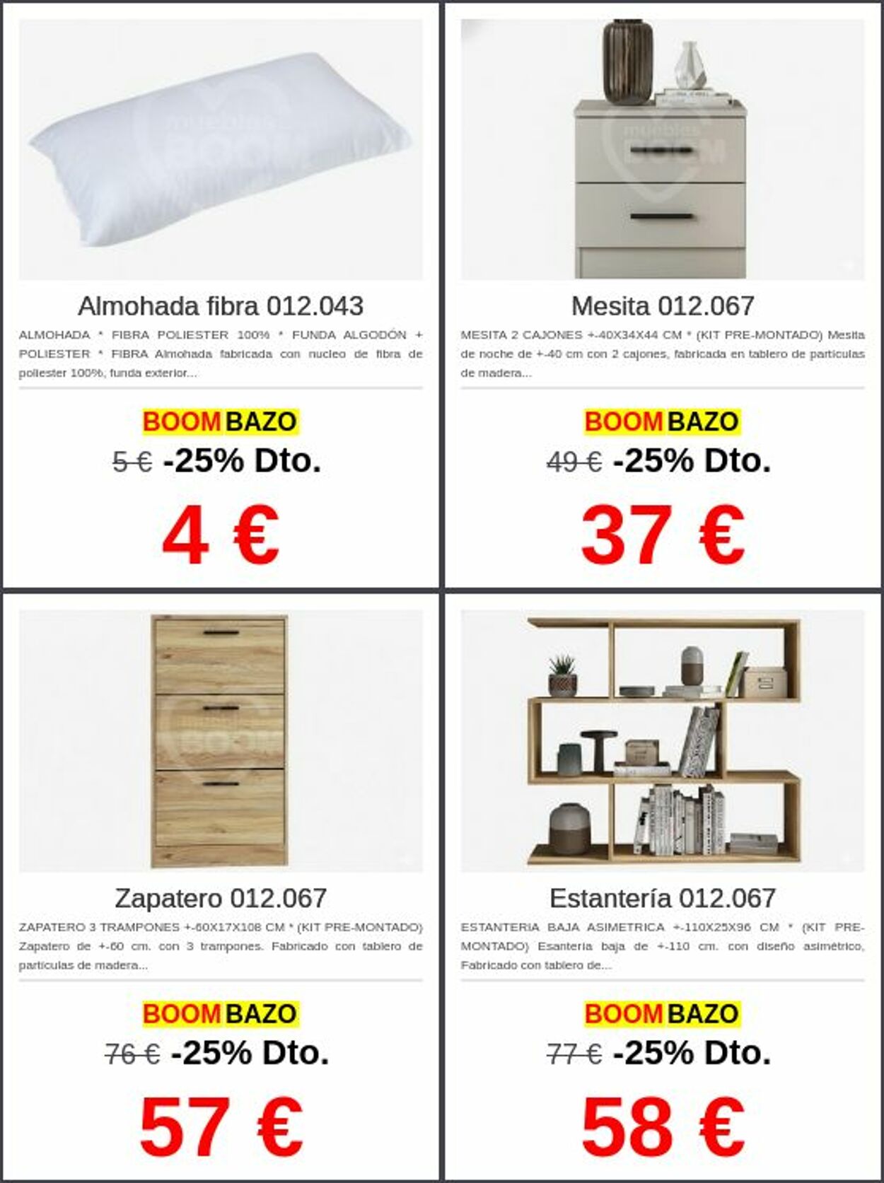 Folleto Muebles boom 24.11.2025 - 03.12.2025