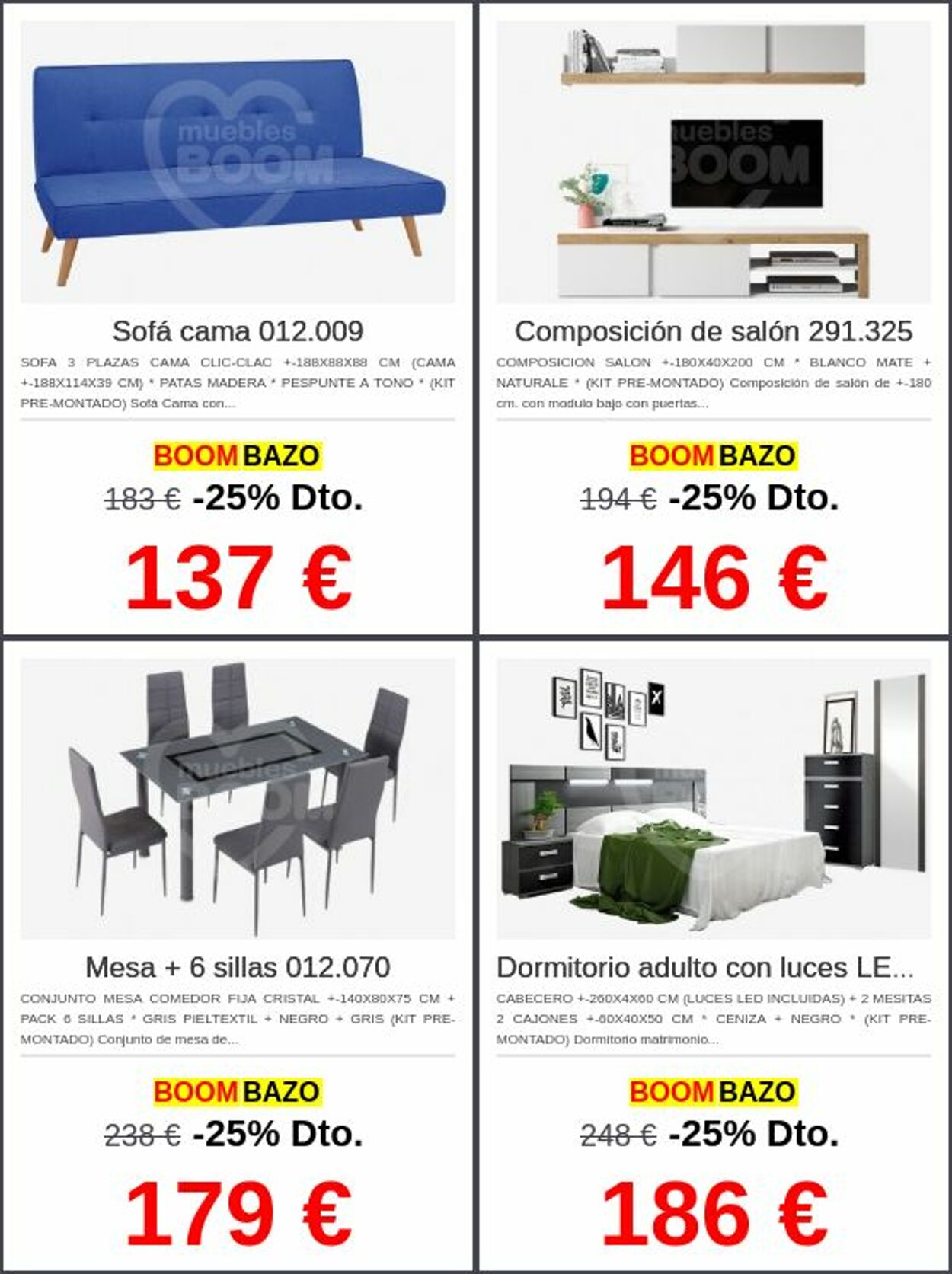 Folleto Muebles boom 14.07.2025 - 23.07.2025