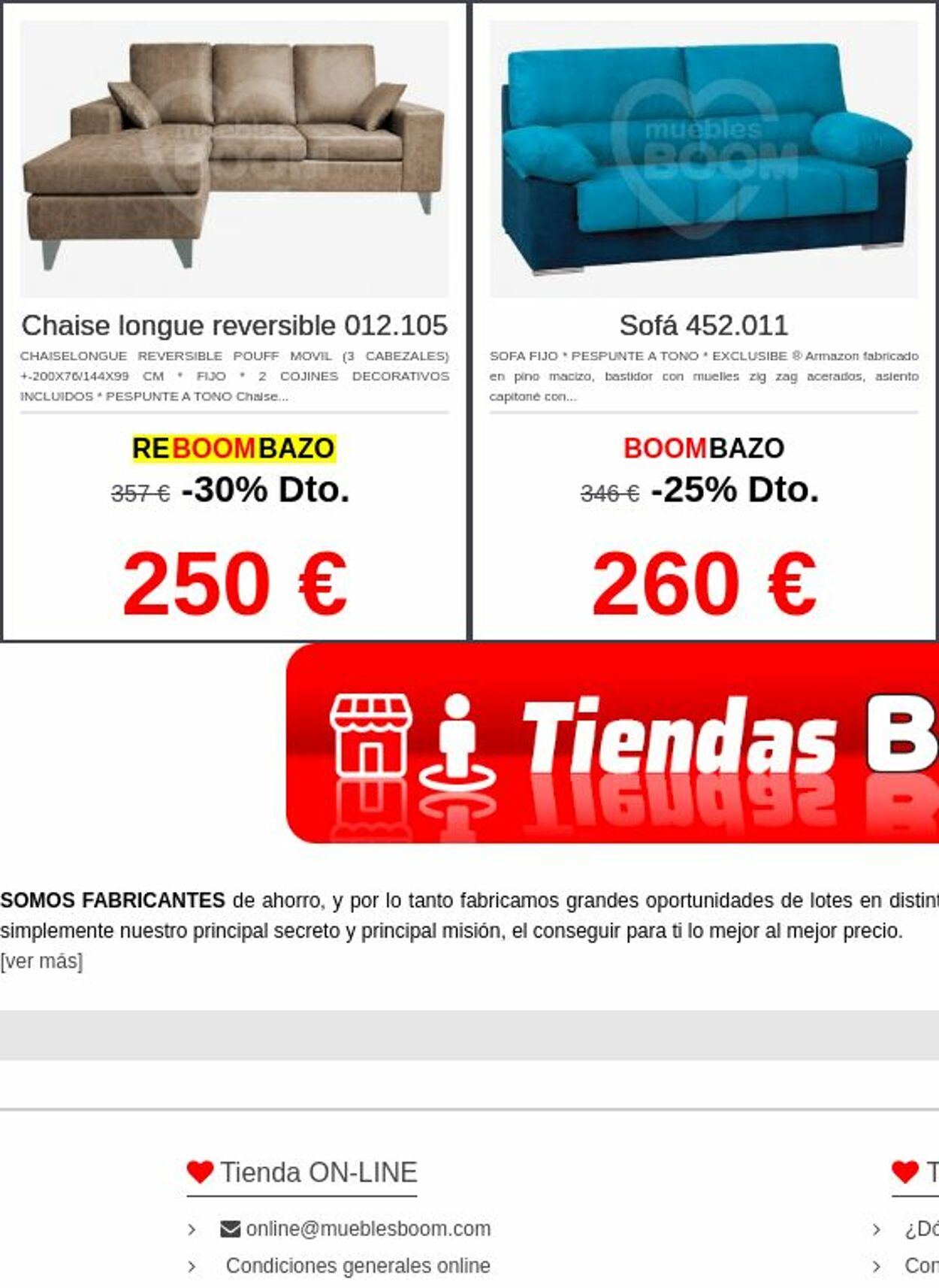 Folleto Muebles boom 23.06.2025 - 02.07.2025