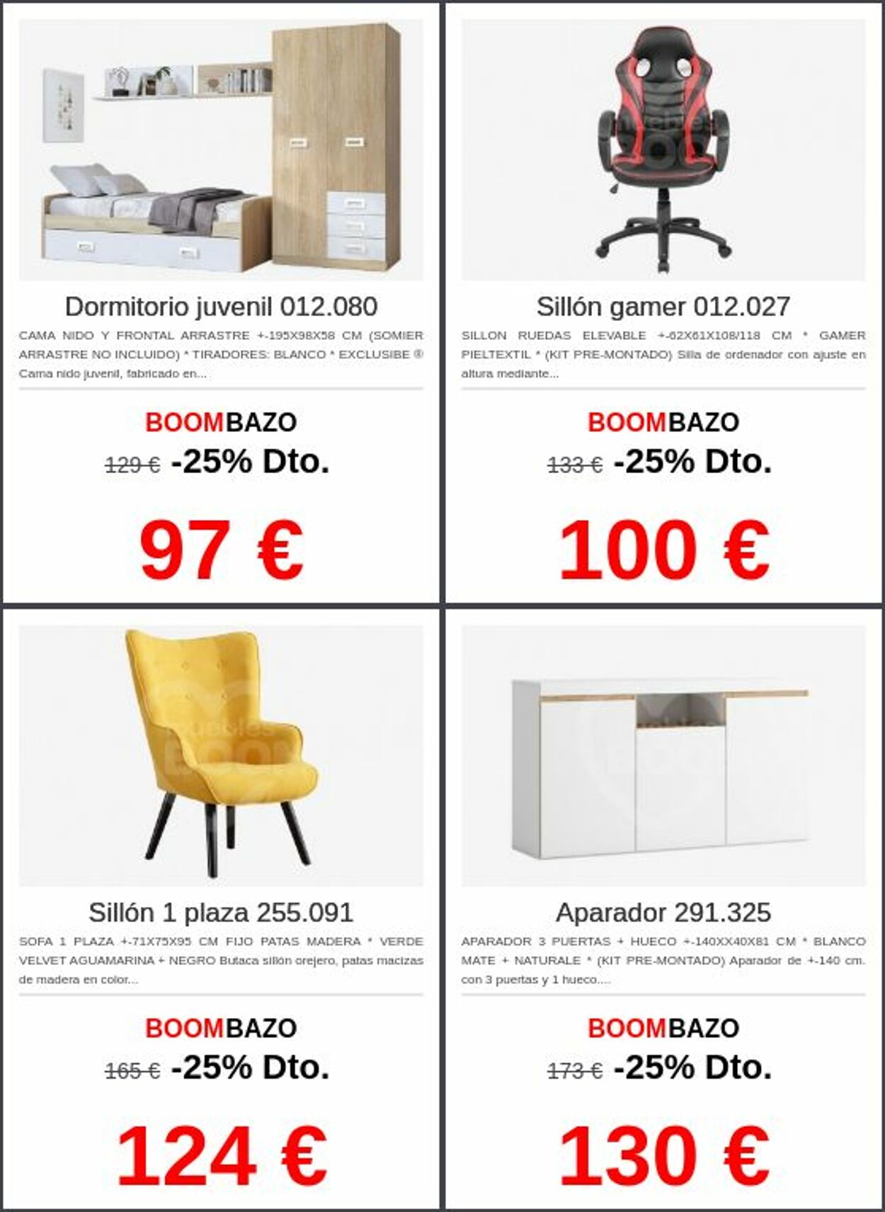 Folleto Muebles boom 23.06.2025 - 02.07.2025