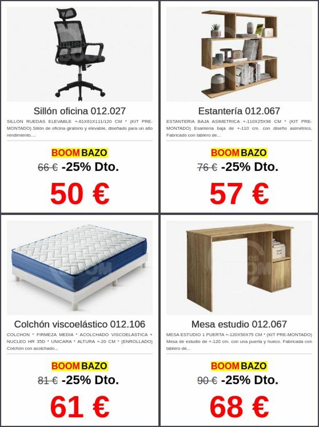 Folleto Muebles boom 15.09.2025 - 24.09.2025