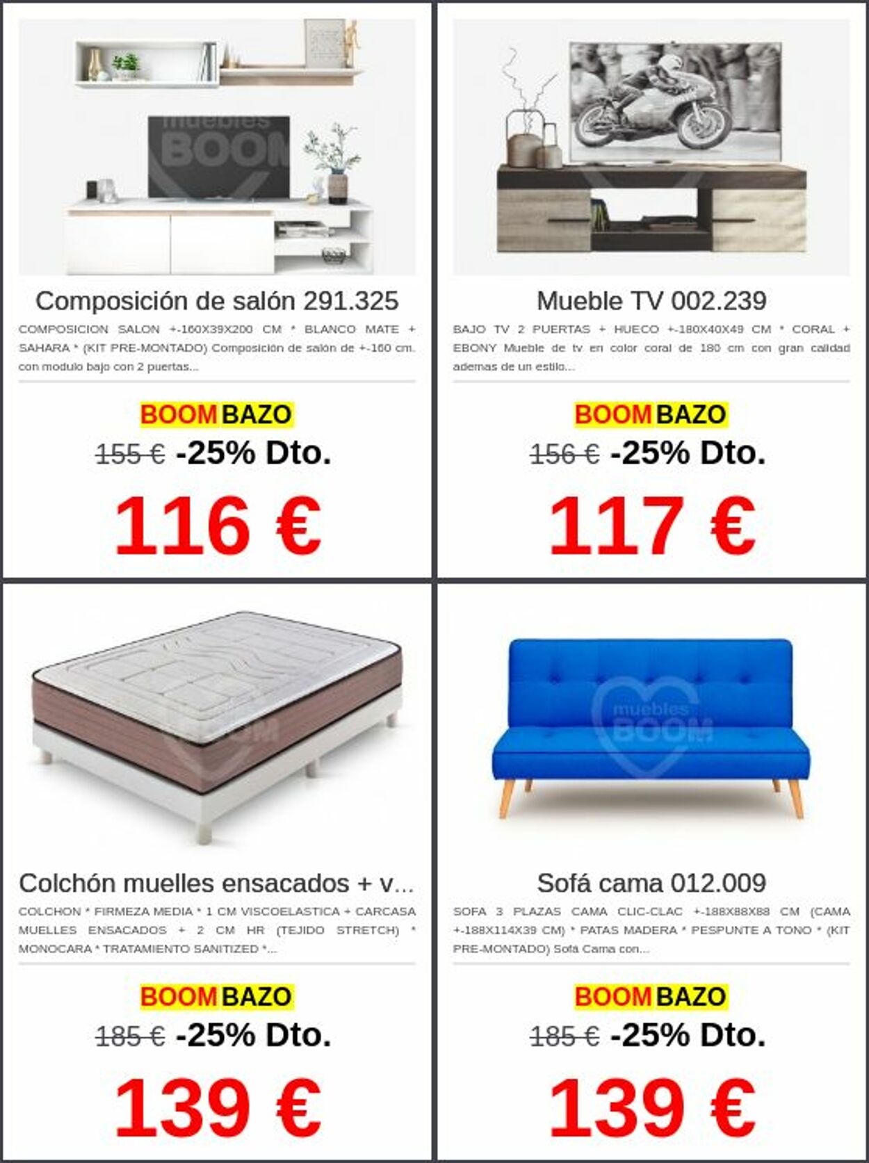 Folleto Muebles boom 26.01.2026 - 04.02.2026