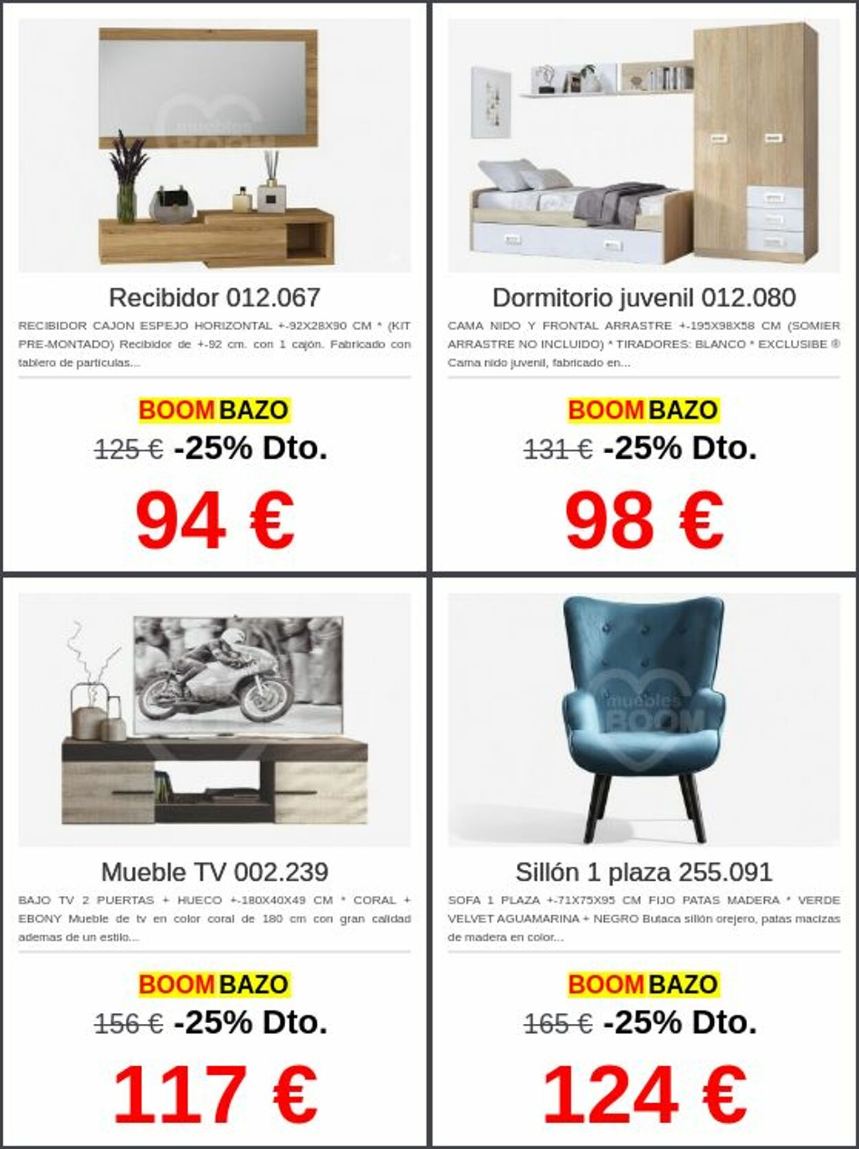 Folleto Muebles boom 22.12.2025 - 31.12.2025