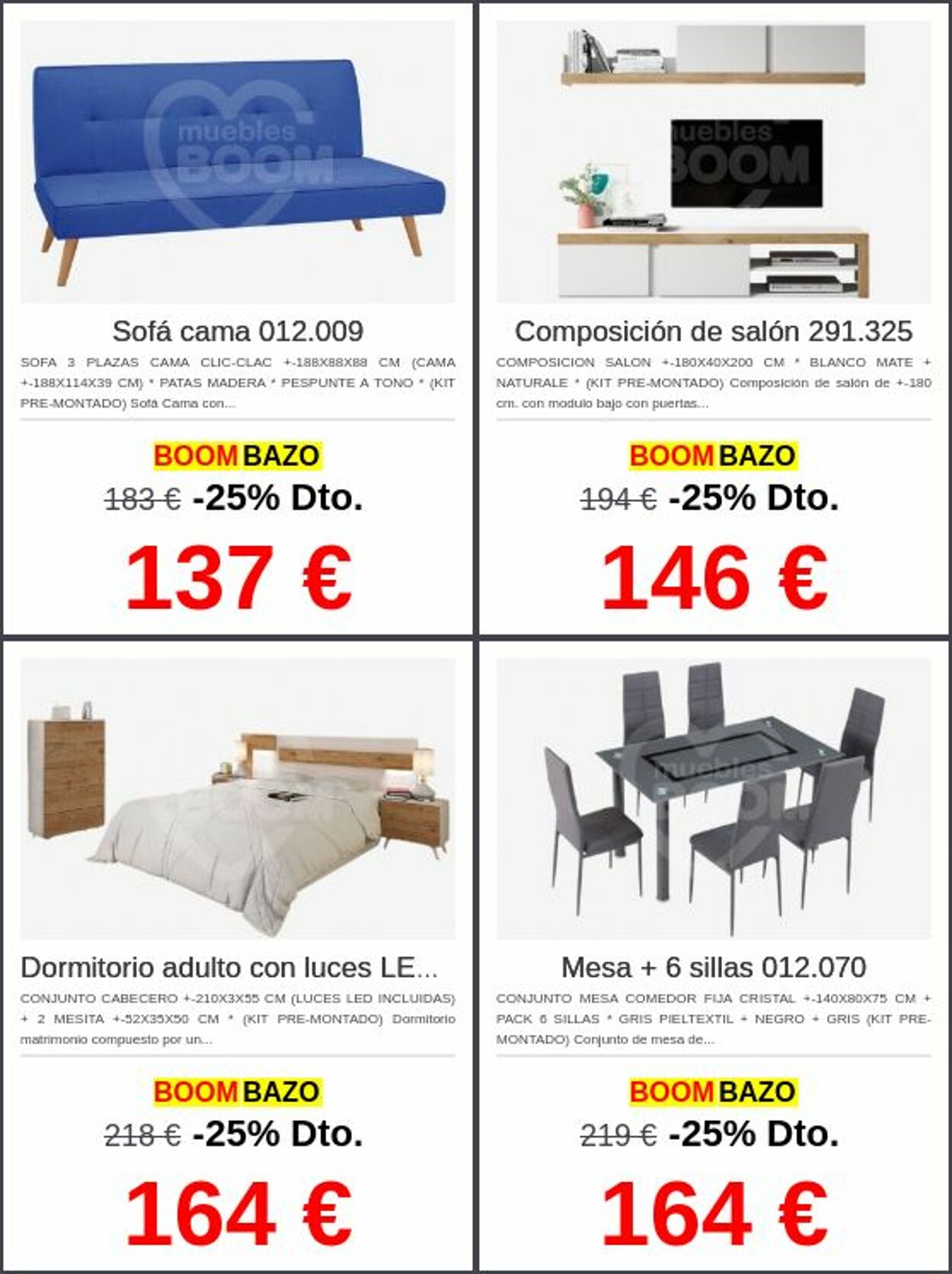 Folleto Muebles boom 11.08.2025 - 20.08.2025