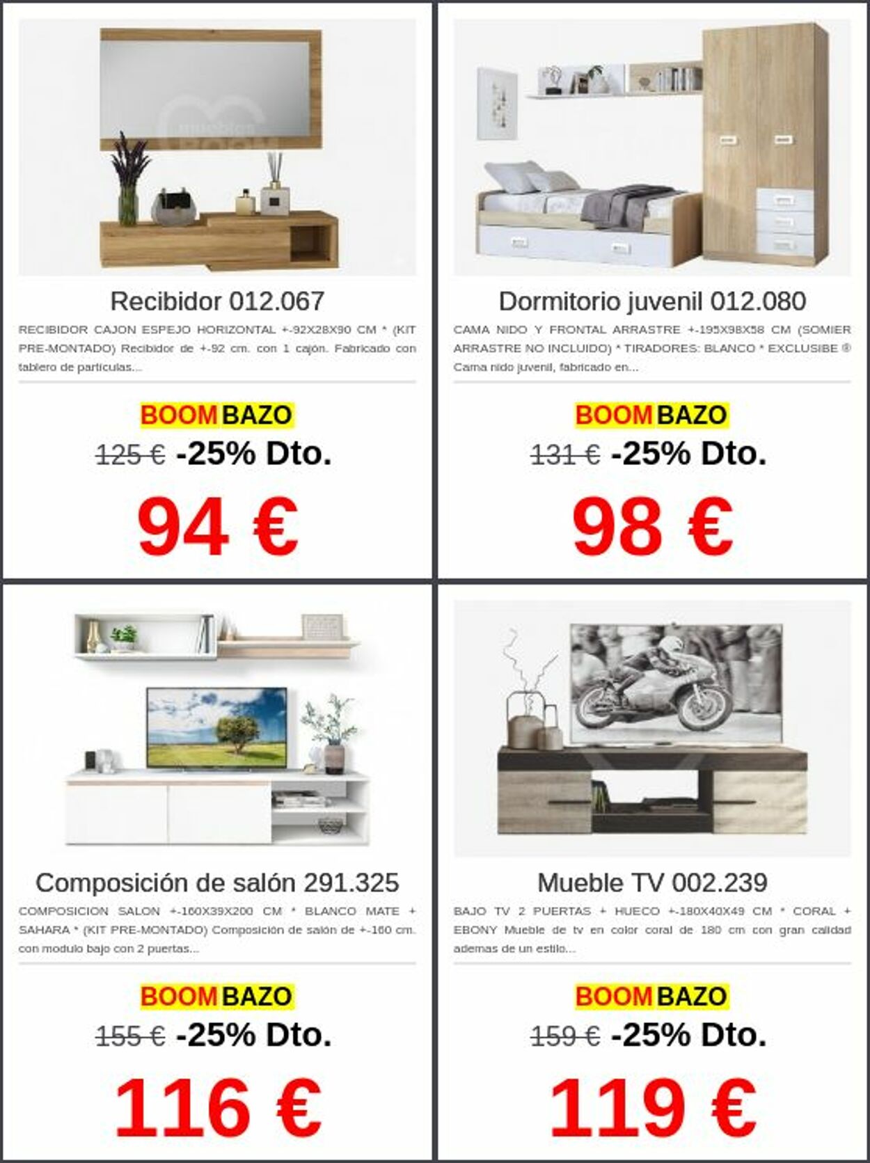 Folleto Muebles boom 23.02.2026 - 04.03.2026