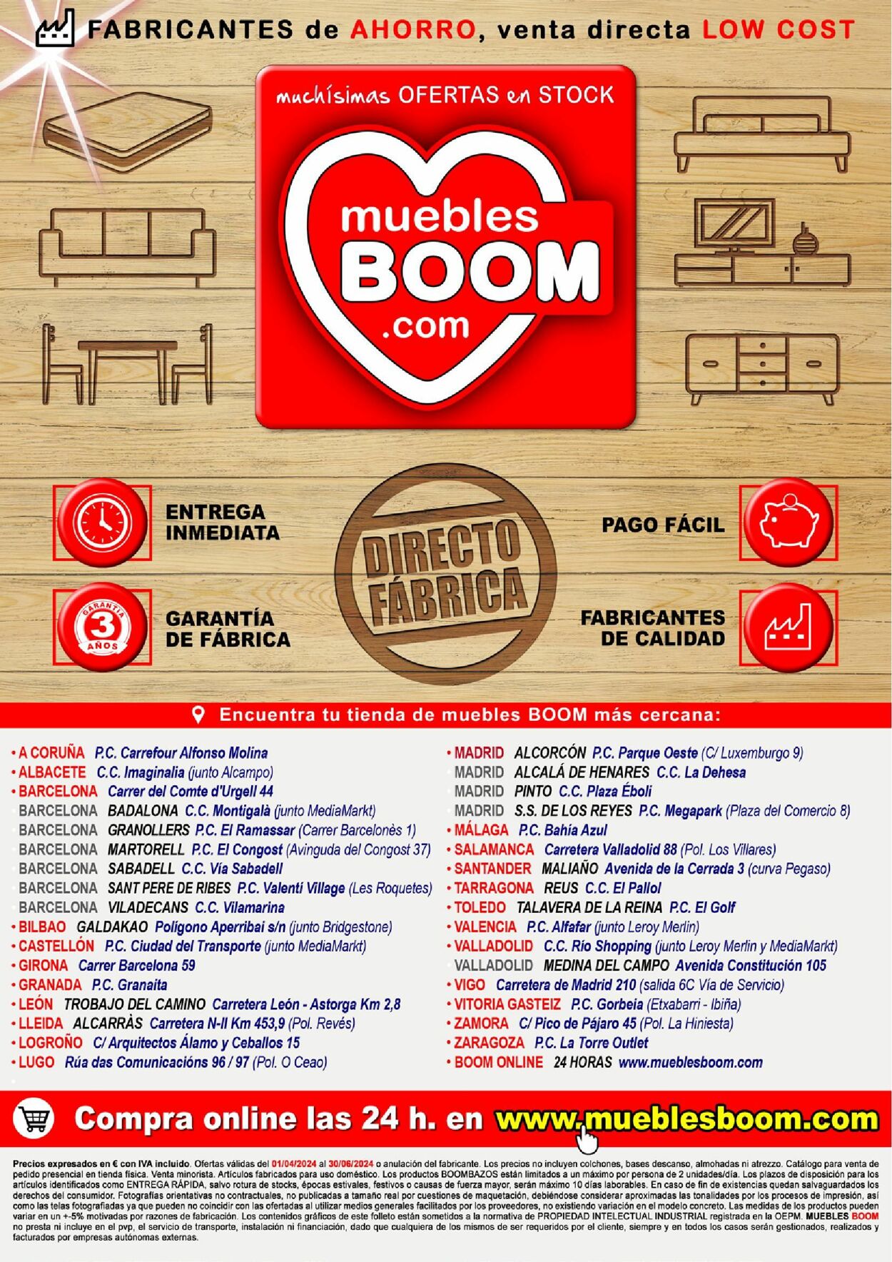 Folleto Muebles boom 01.04.2024 - 30.06.2024