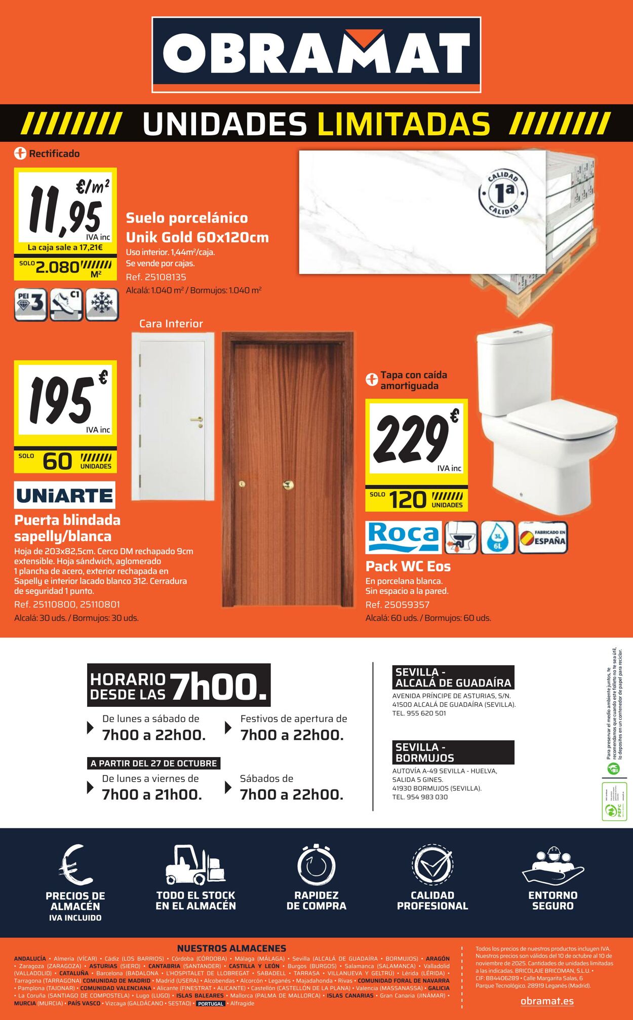 Folleto Obramat - Bricomart 10.10.2025 - 10.11.2025