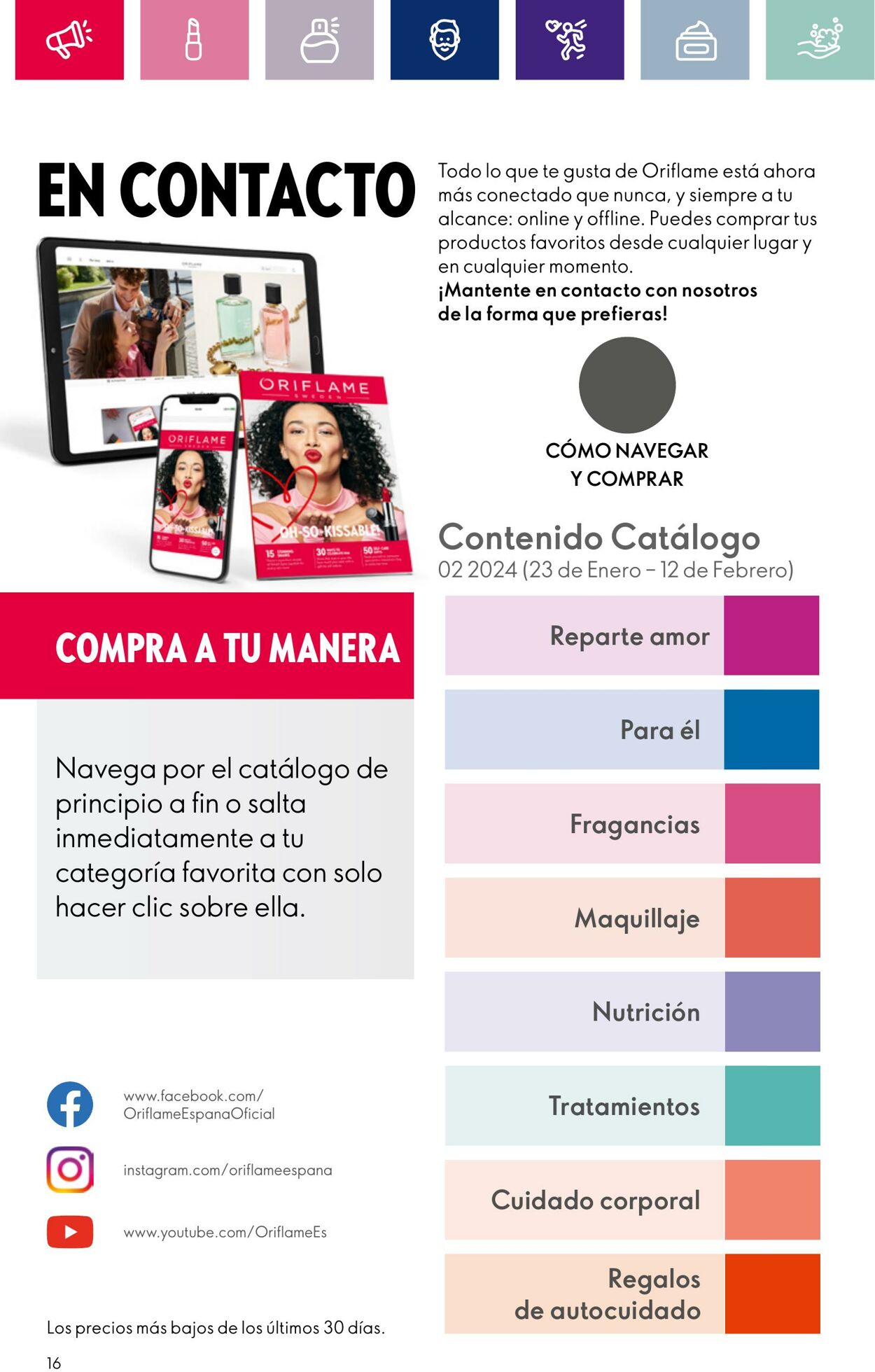 Folleto Oriflame 23.01.2024 - 12.02.2024